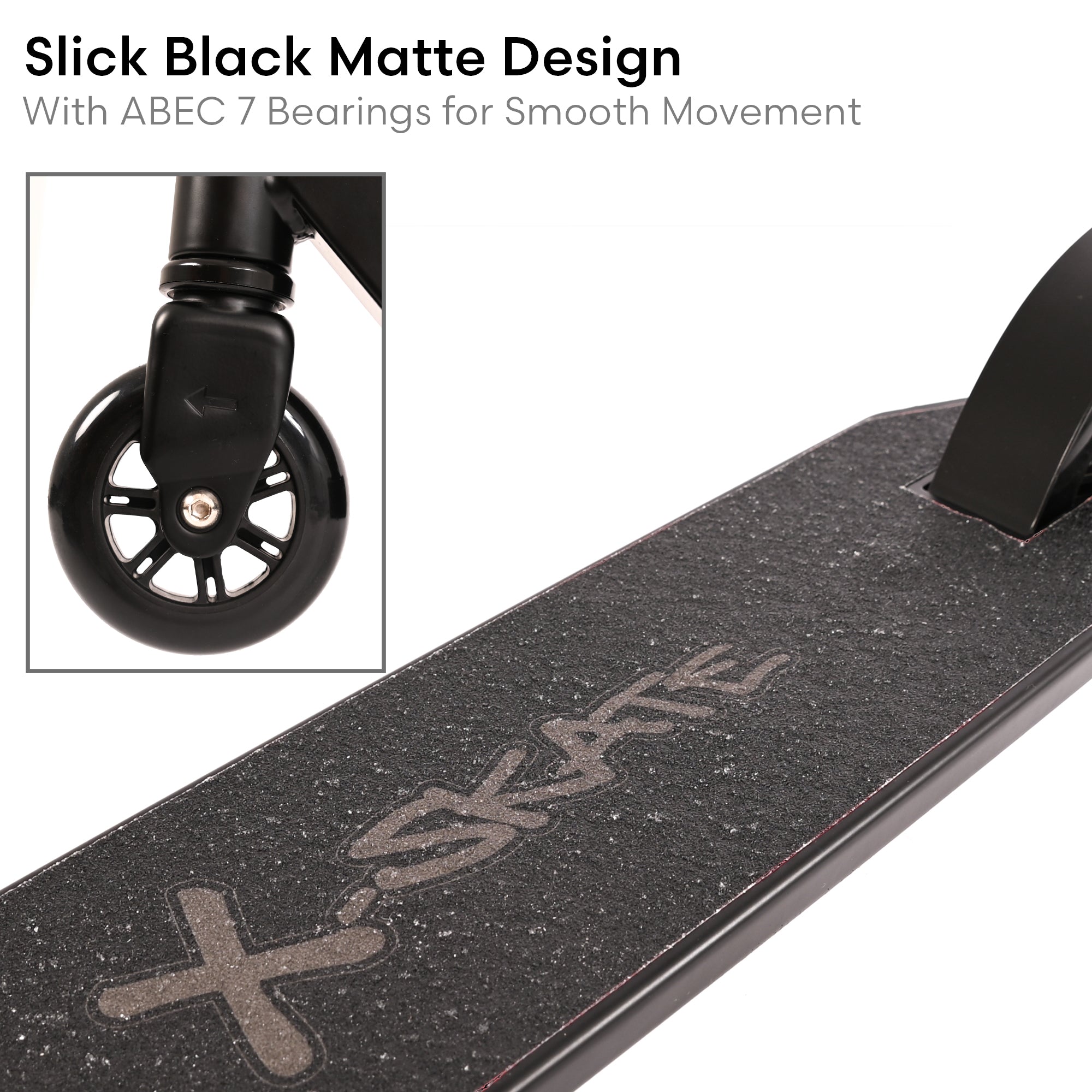 M.Y X-Skate Black Stunt Scooter XSK-007