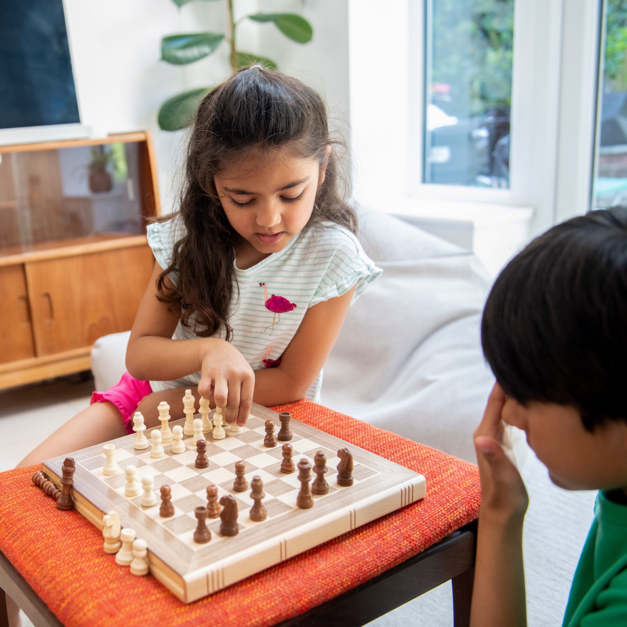 M.Y Premium 12" Wooden Chess Set | Two In One | Traditional Chess Board Game with Draughts for Adults & Kids