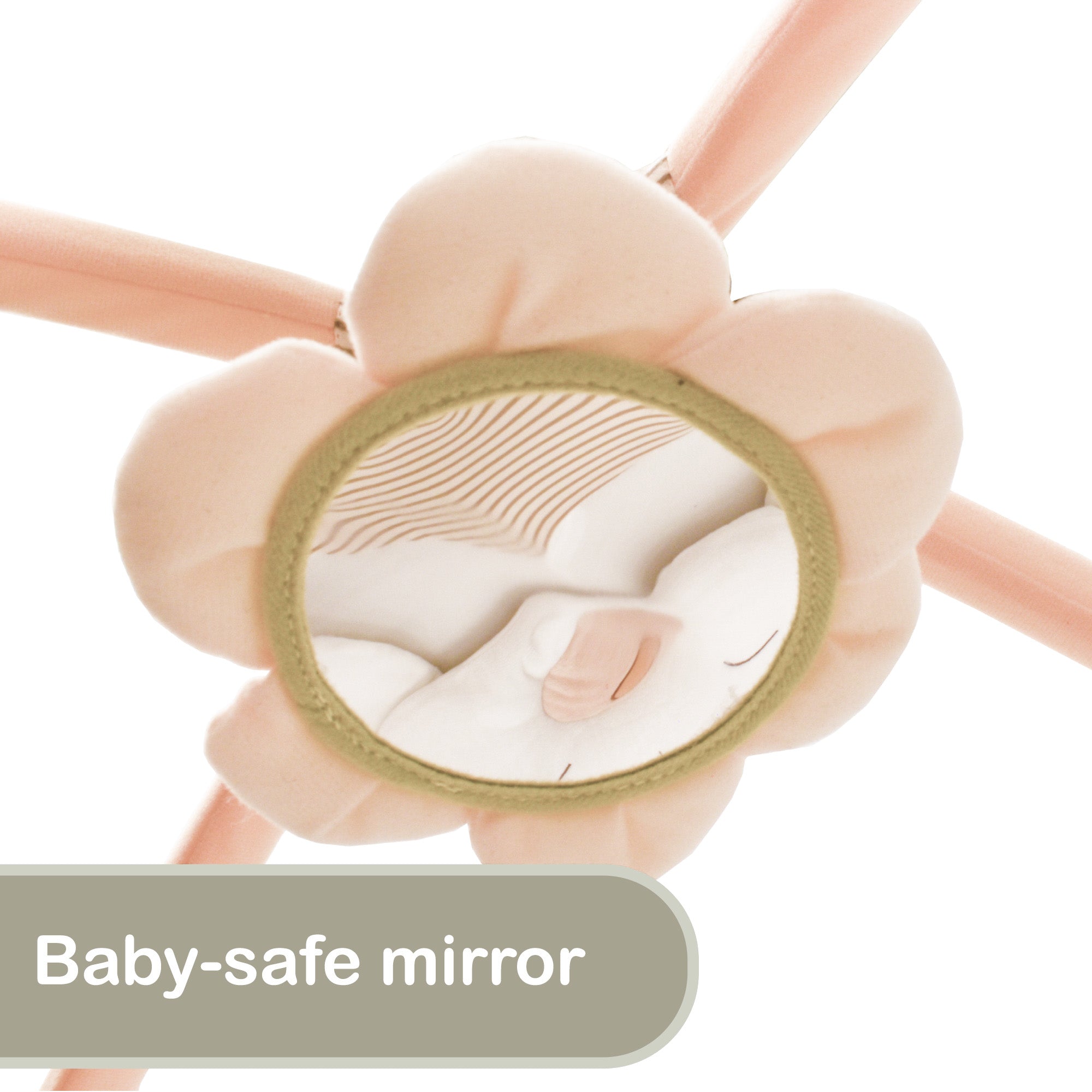 Play Project by KandyToys Baby Play Gym Activity Playmat For Newborns, Babies and Toddlers | Friendly Bear Design | Quick Assembly | Includes Teether, Rattle, Mirror and More!