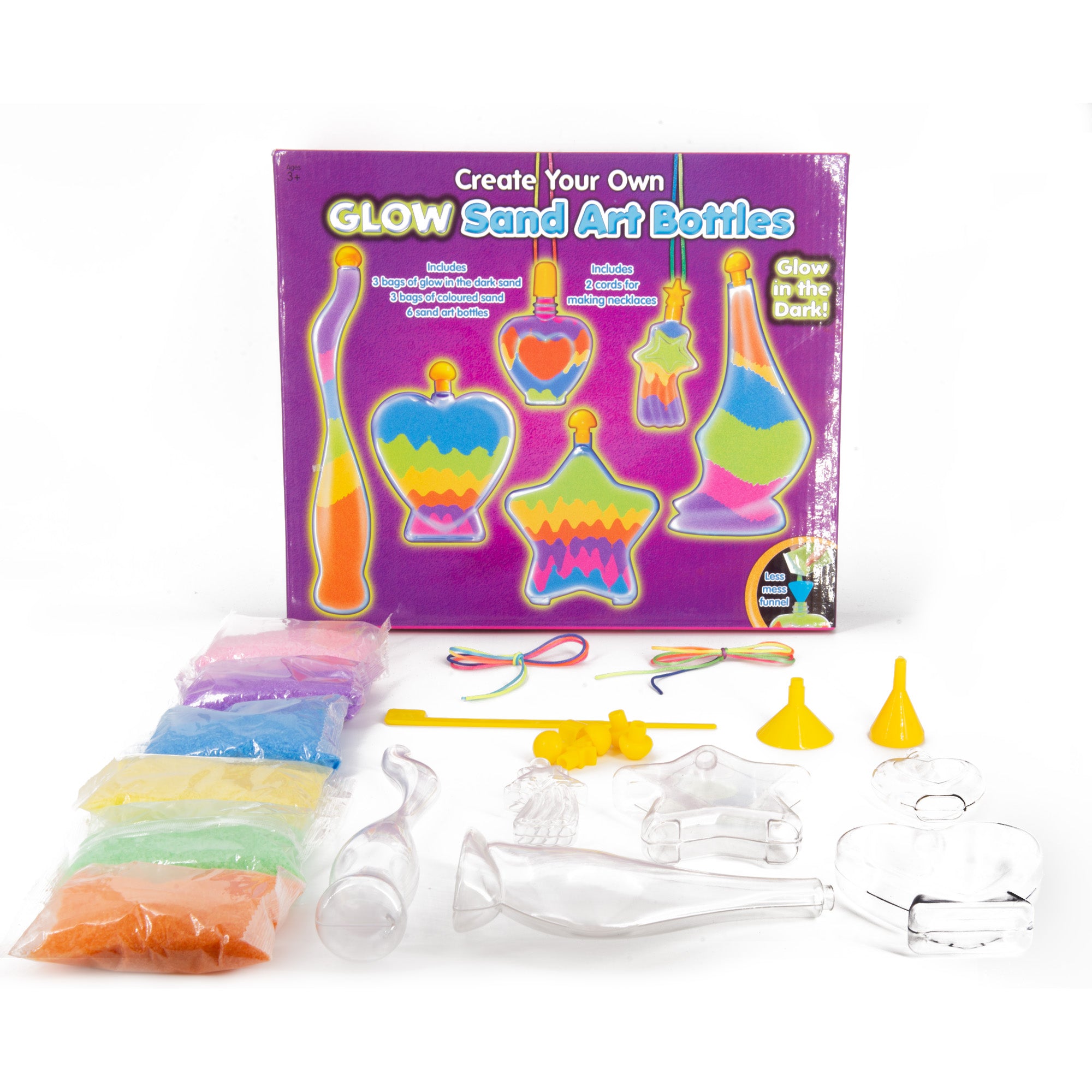 Glitter And Glow Sand Art Kit For Kids