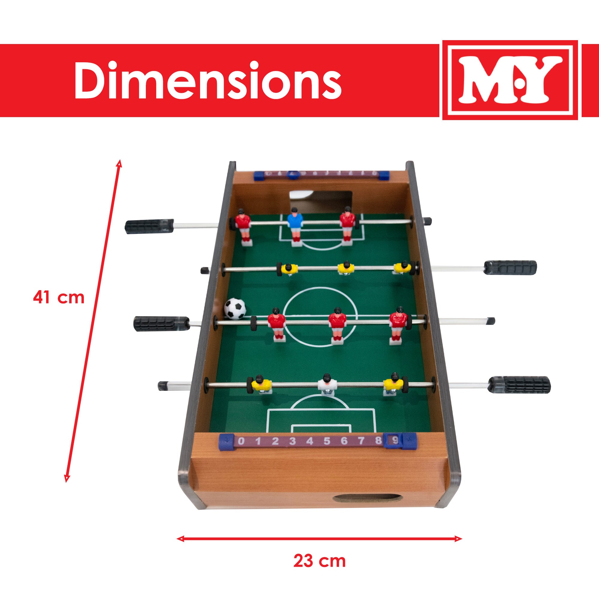 M.Y Mini Table Top Six-A-Side Football Table Game
