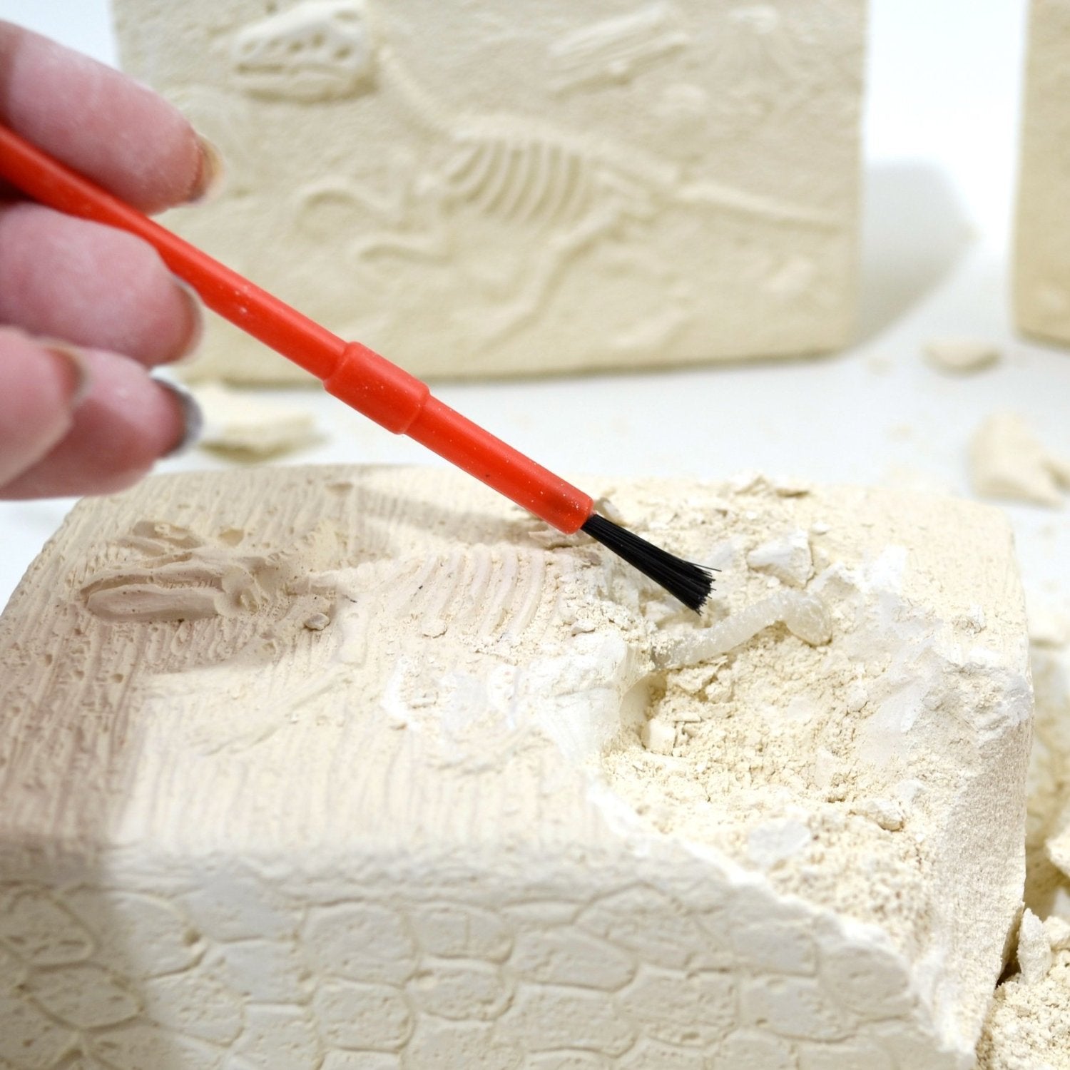 Dinosaur Fossils Digging and Excavation Kit | Dig Out Your Own Glow in The Dark Skeleton | History Science Kit | Gift For Kids