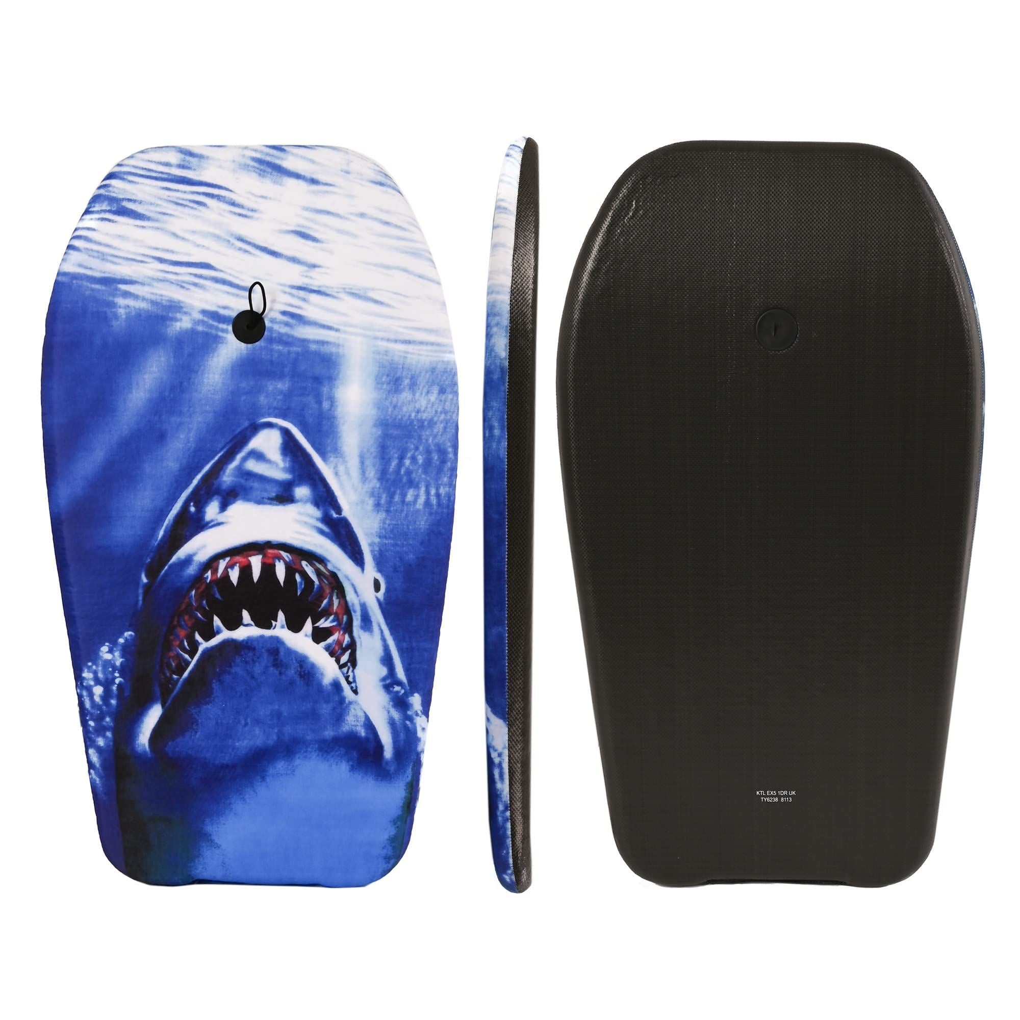 KandyToys 33" EPS Kids Bodyboard Complete with Safety Leash