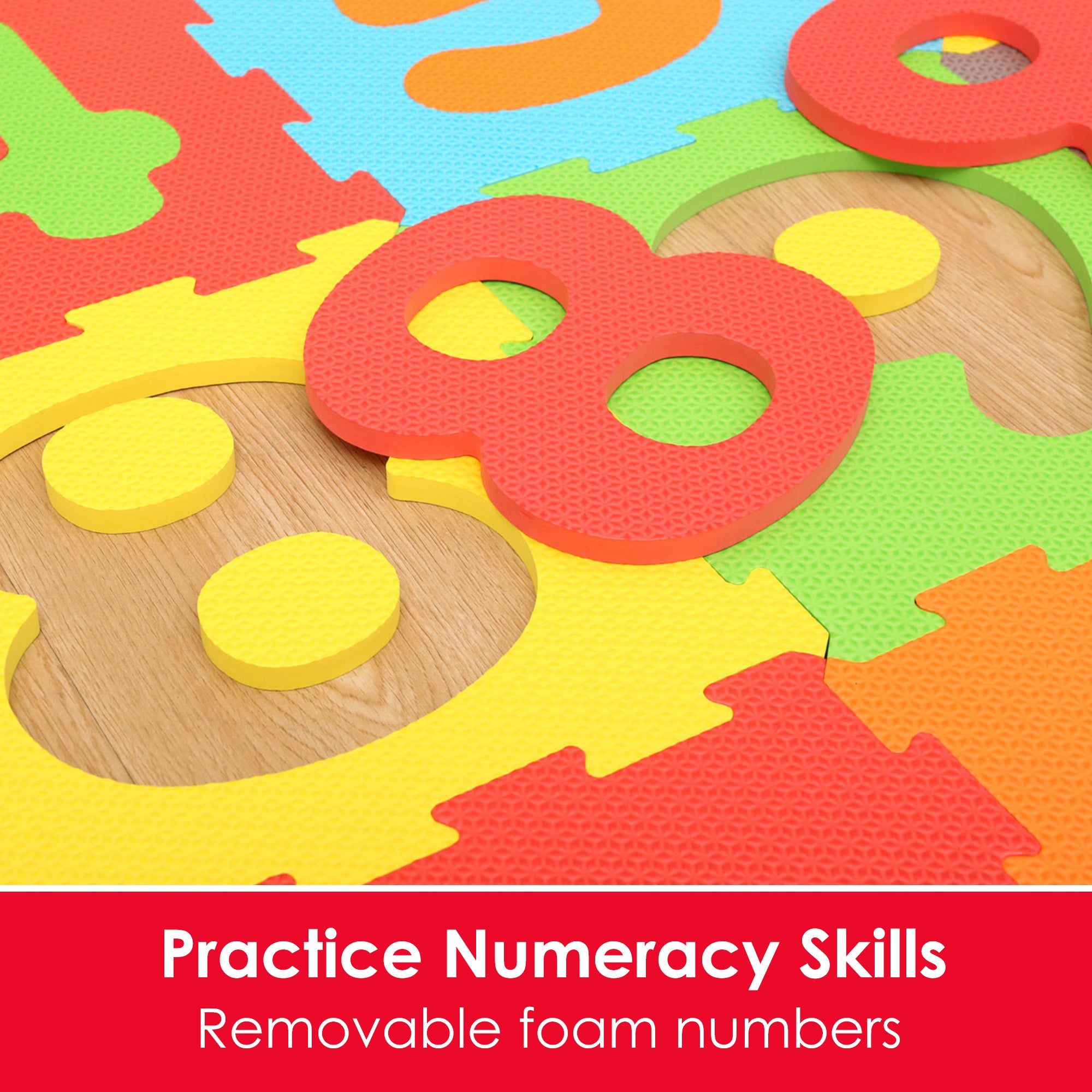 M.Y Interlocking Foam Play Mats - Thick Multi Colour Soft EVA Baby Floor Tile Puzzle Mat