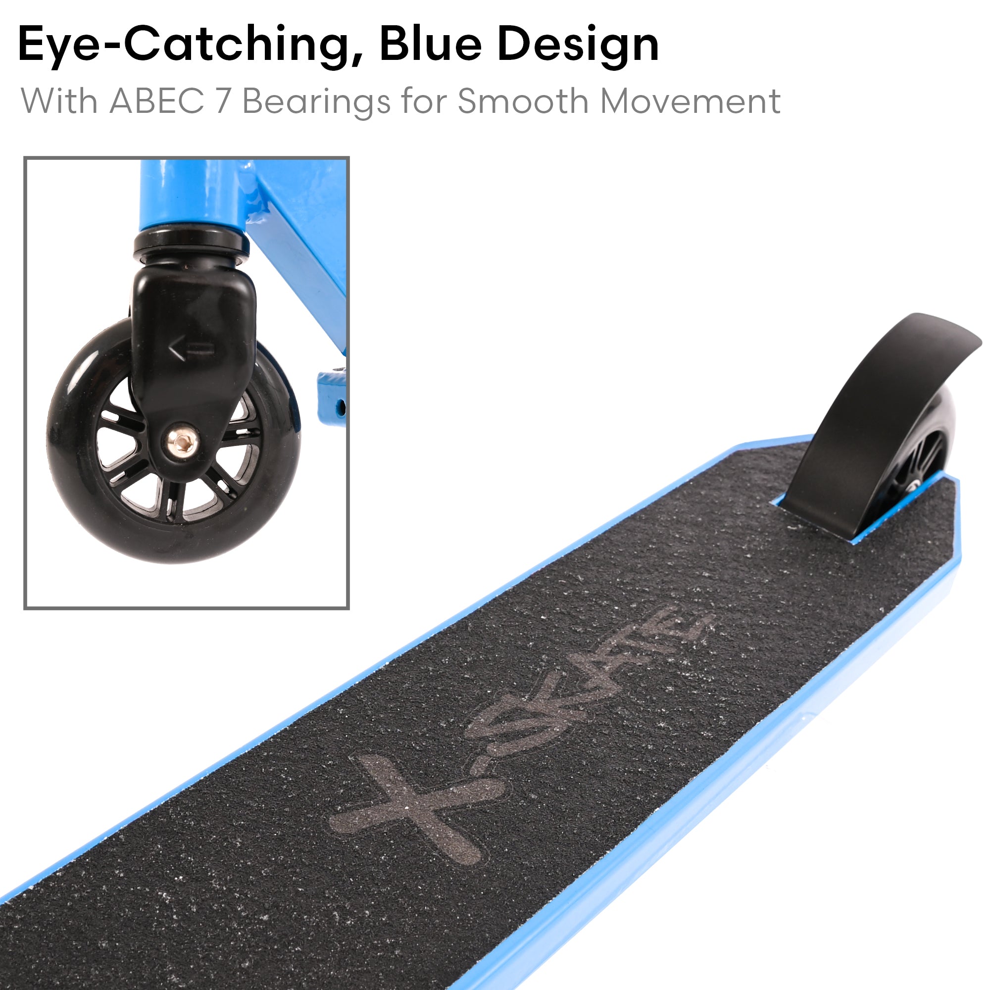 M.Y X-Skate Stunt Scooter - Trick Kick Scooter With ABEC 7 Chrome Bearings