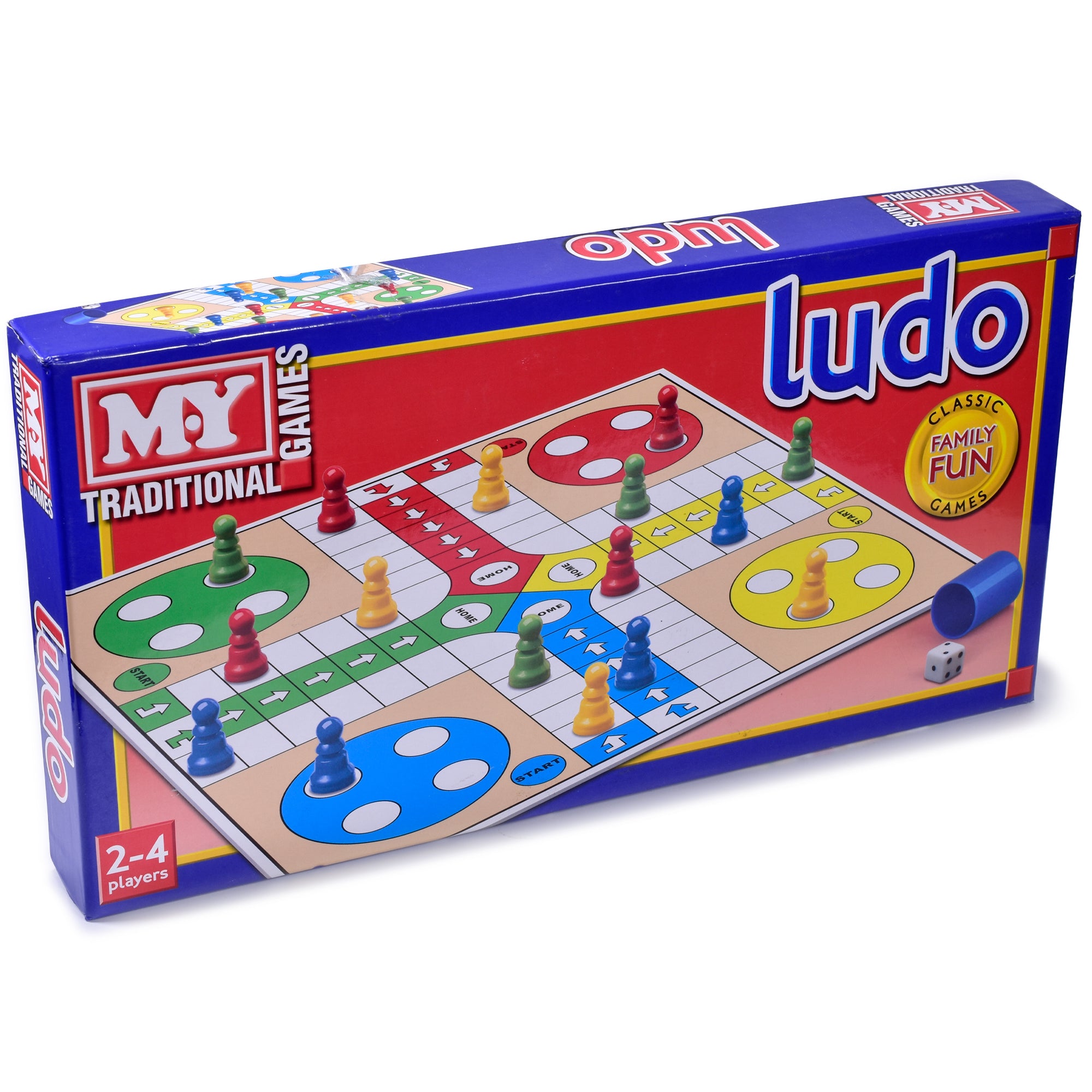 M.Y Ludo Game - Traditional Ludo Board Game for Kids & Adults