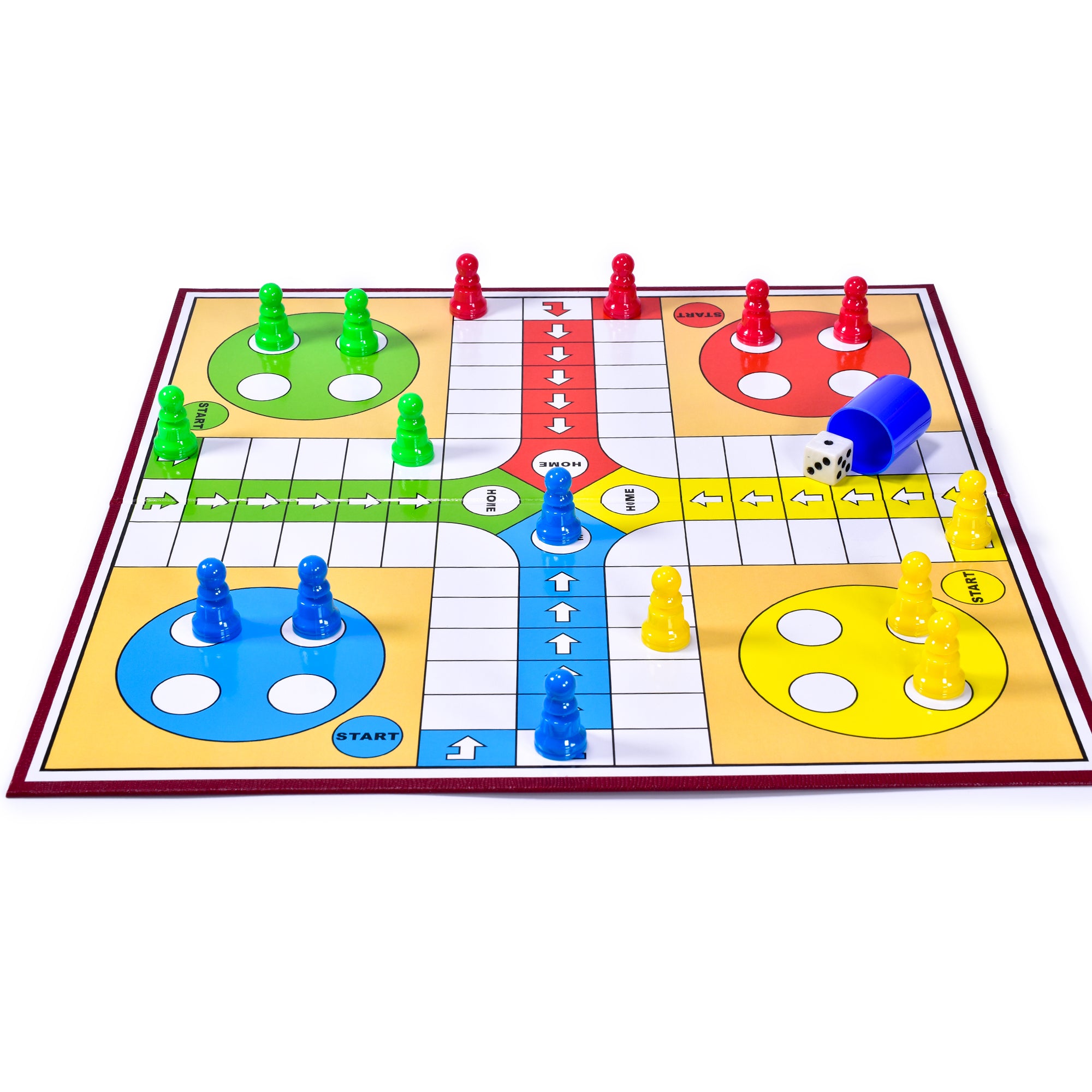 M.Y Ludo Game - Traditional Ludo Board Game for Kids & Adults