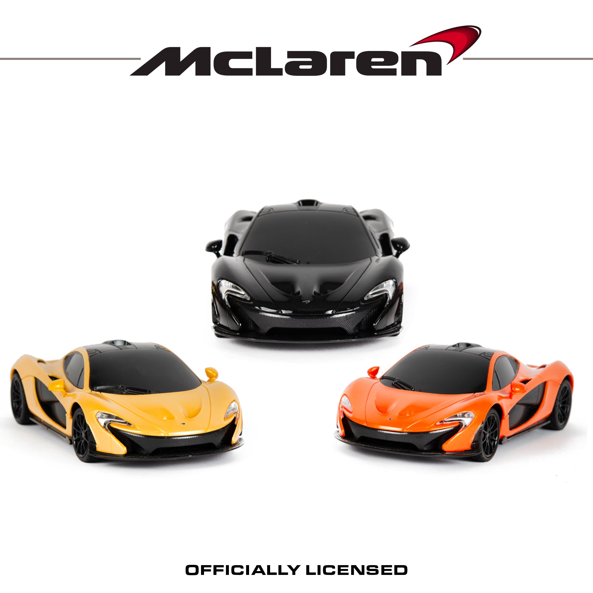 Remote Control McLaren P1 | 1:24sc Model 27.145MHz - 1 of 3 Assorted Colours | Official Licensed McLaren RC car | By KandyToys