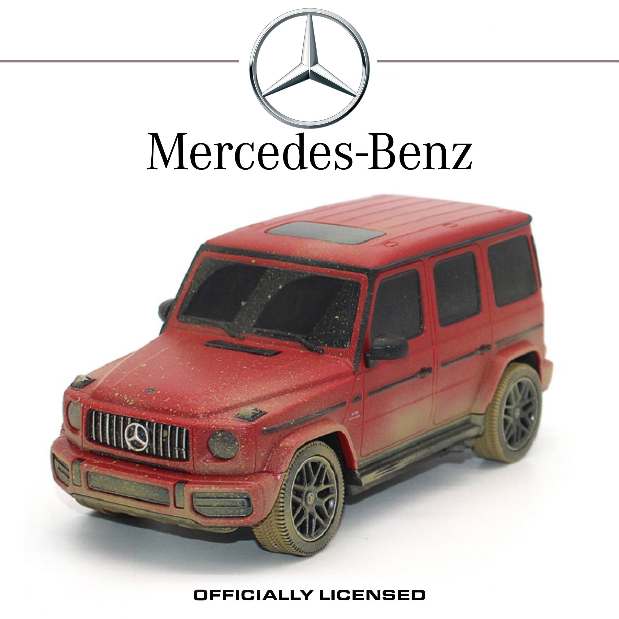 KandyToys Officially Licensed Mercedes Benz G63 AMG (Muddy Version) Remote Control Car 1:24 Scale | 20cm x 8cm | 2.4GHz | Rc Car