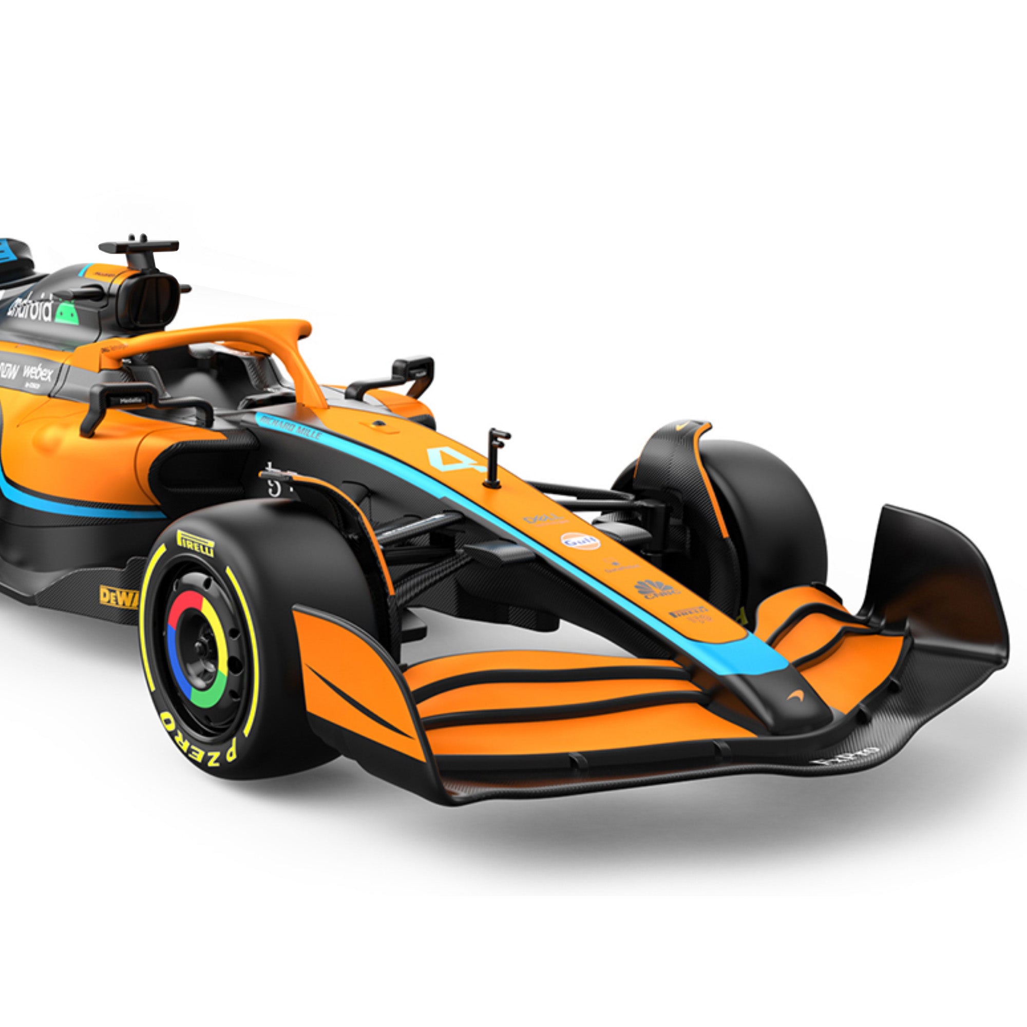 KandyToys Officially Licensed McLaren MCL36 F1 Remote Control Car | 1:18 Scale Model | 30cm x 10cm | 2.4GHz | Rc Car