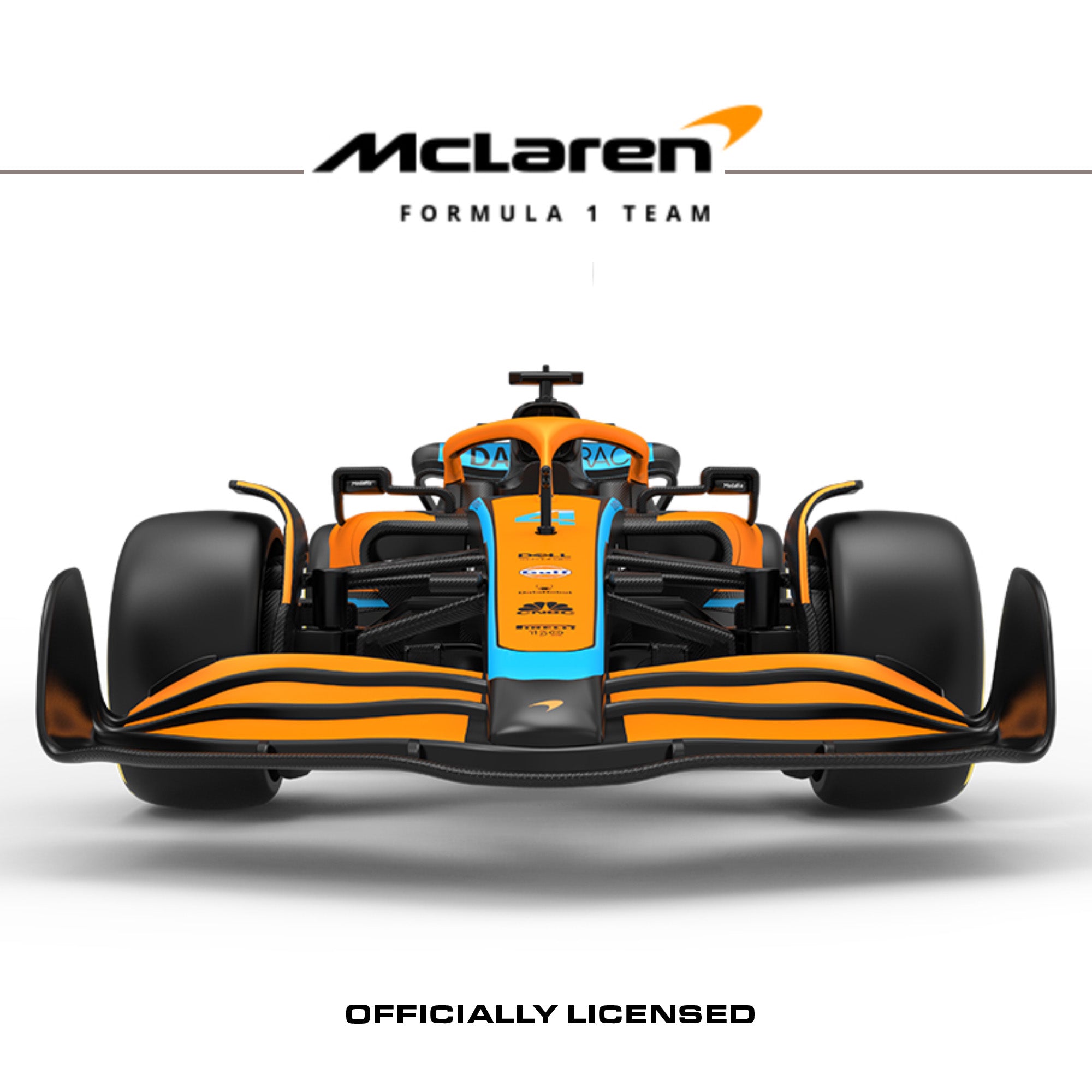 KandyToys Officially Licensed McLaren MCL36 F1 Remote Control Car | 1:18 Scale Model | 30cm x 10cm | 2.4GHz | Rc Car