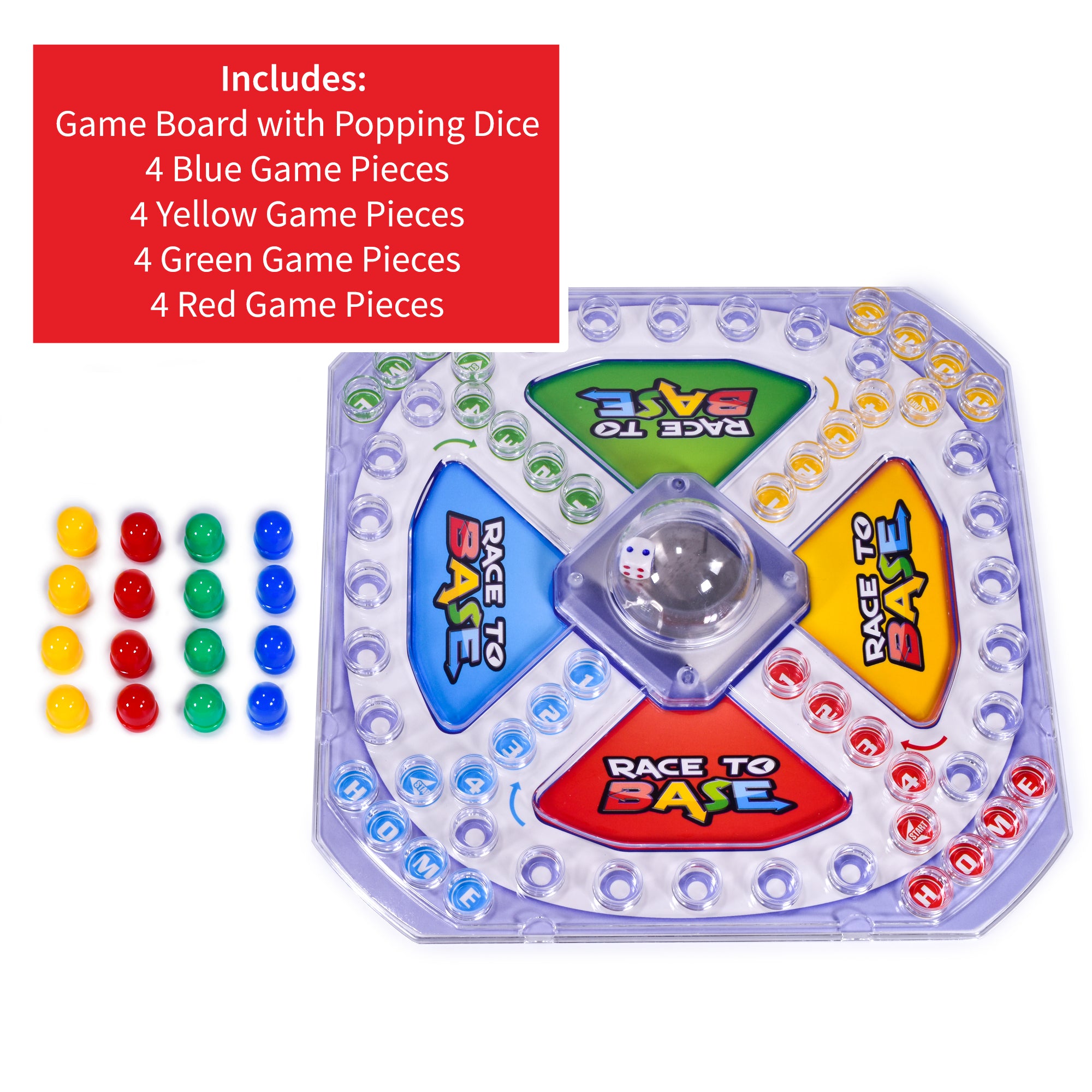 M.Y Race to Base Traditional Family Board Game