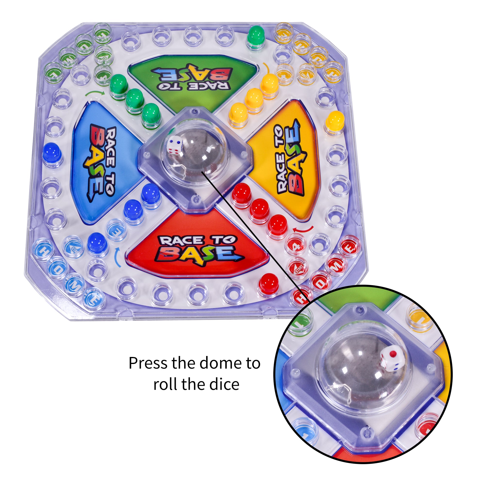 M.Y Race to Base Traditional Family Board Game