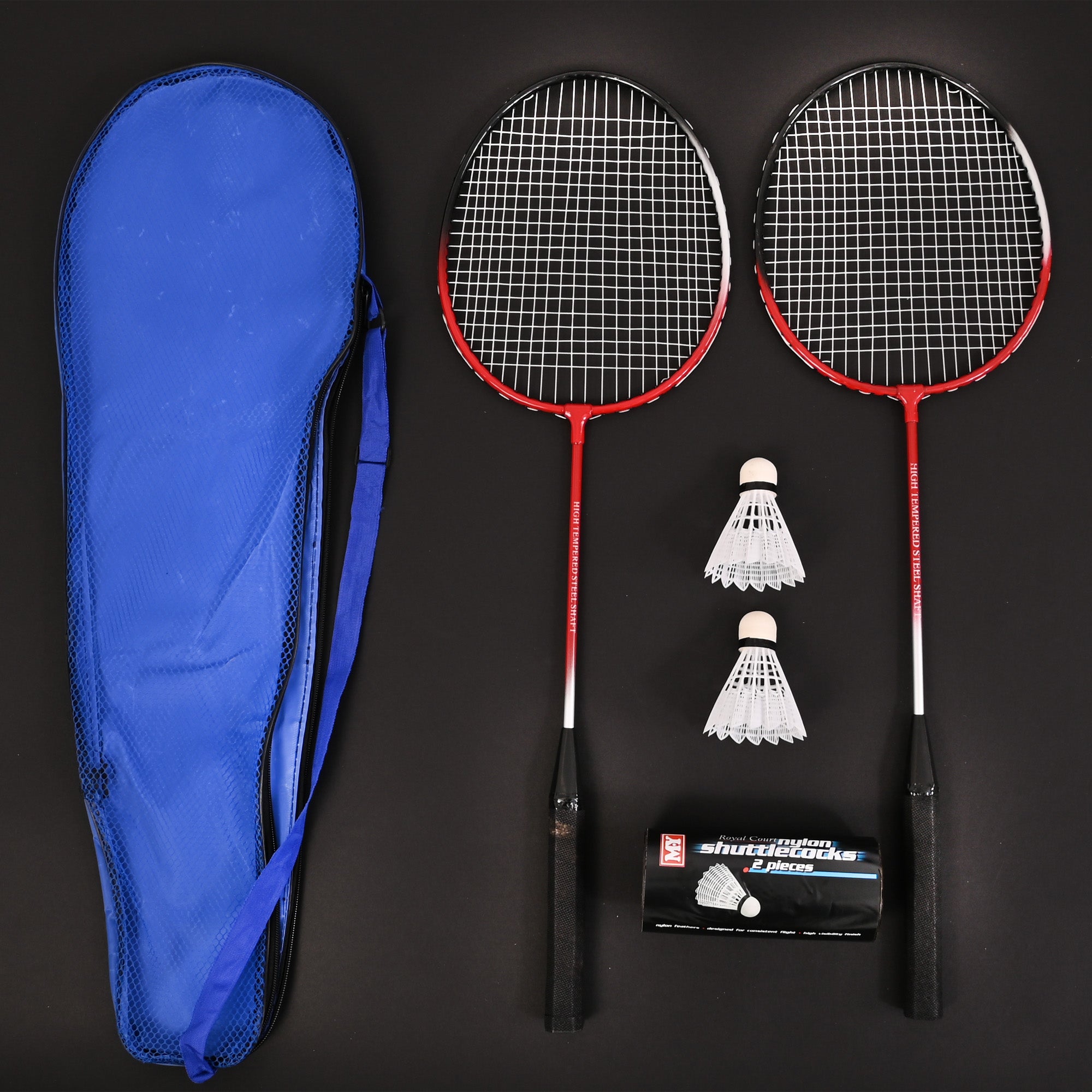 KandyToys M.Y Family 2 Player Pro Badminton Garden Games Set including Rackets & Shuttlecock