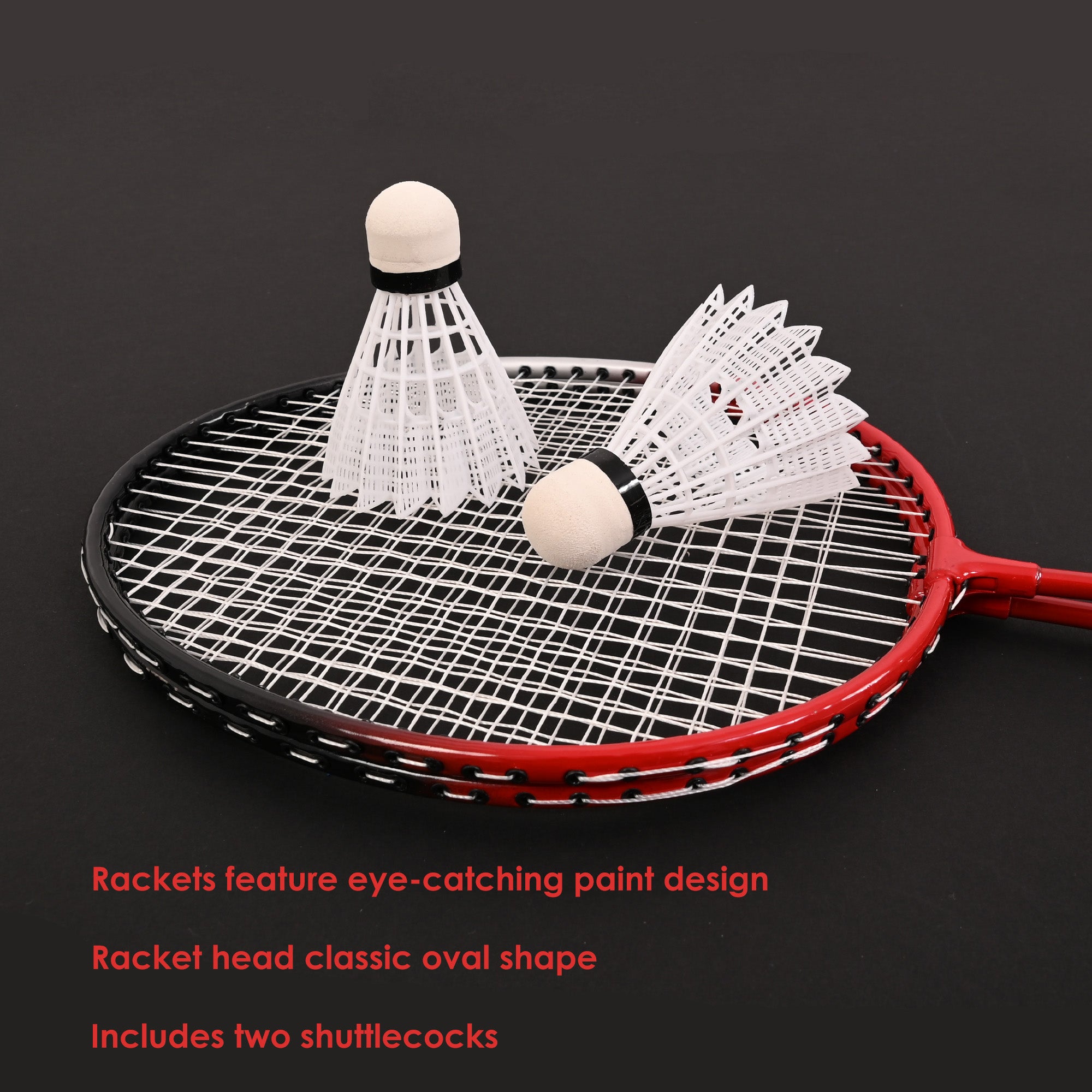 KandyToys M.Y Family 2 Player Pro Badminton Garden Games Set including Rackets & Shuttlecock