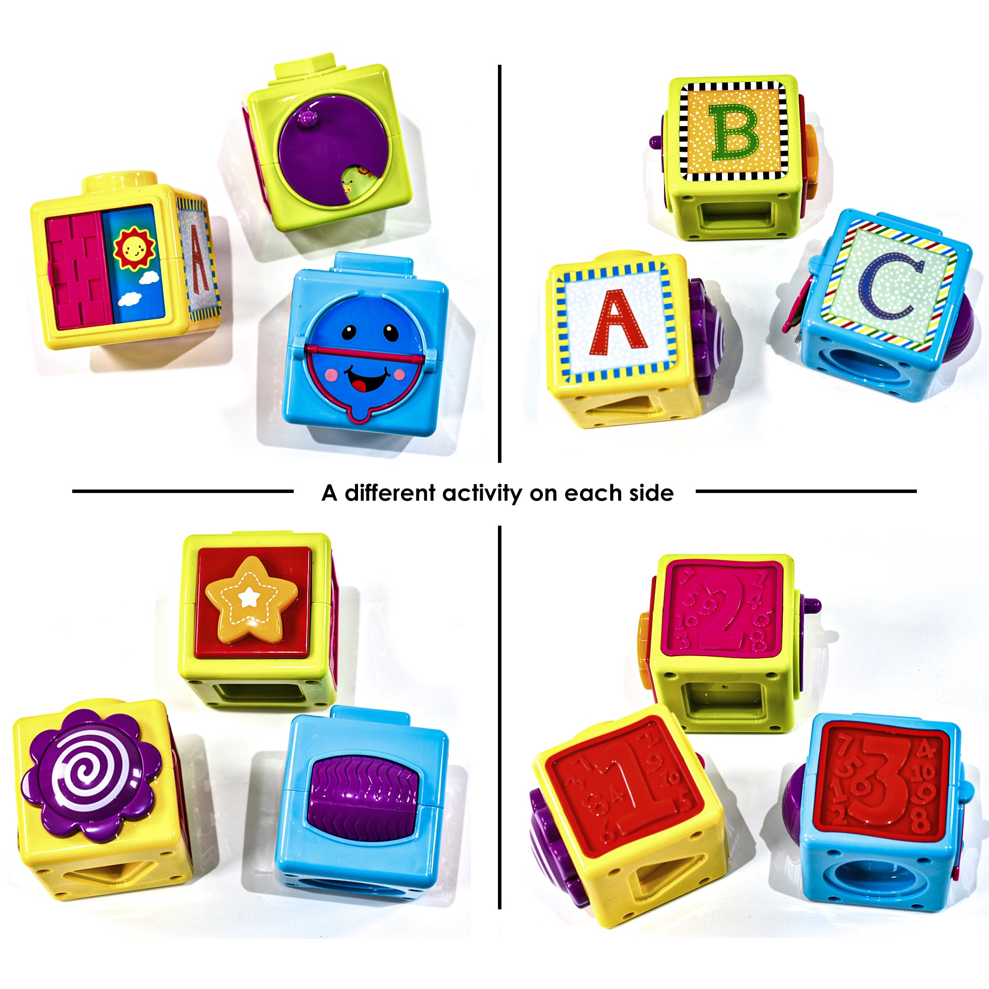 Baby Sensory Toys Interactive Learning Stacking Blocks | Children Aged 12 Months + | Baby Toys