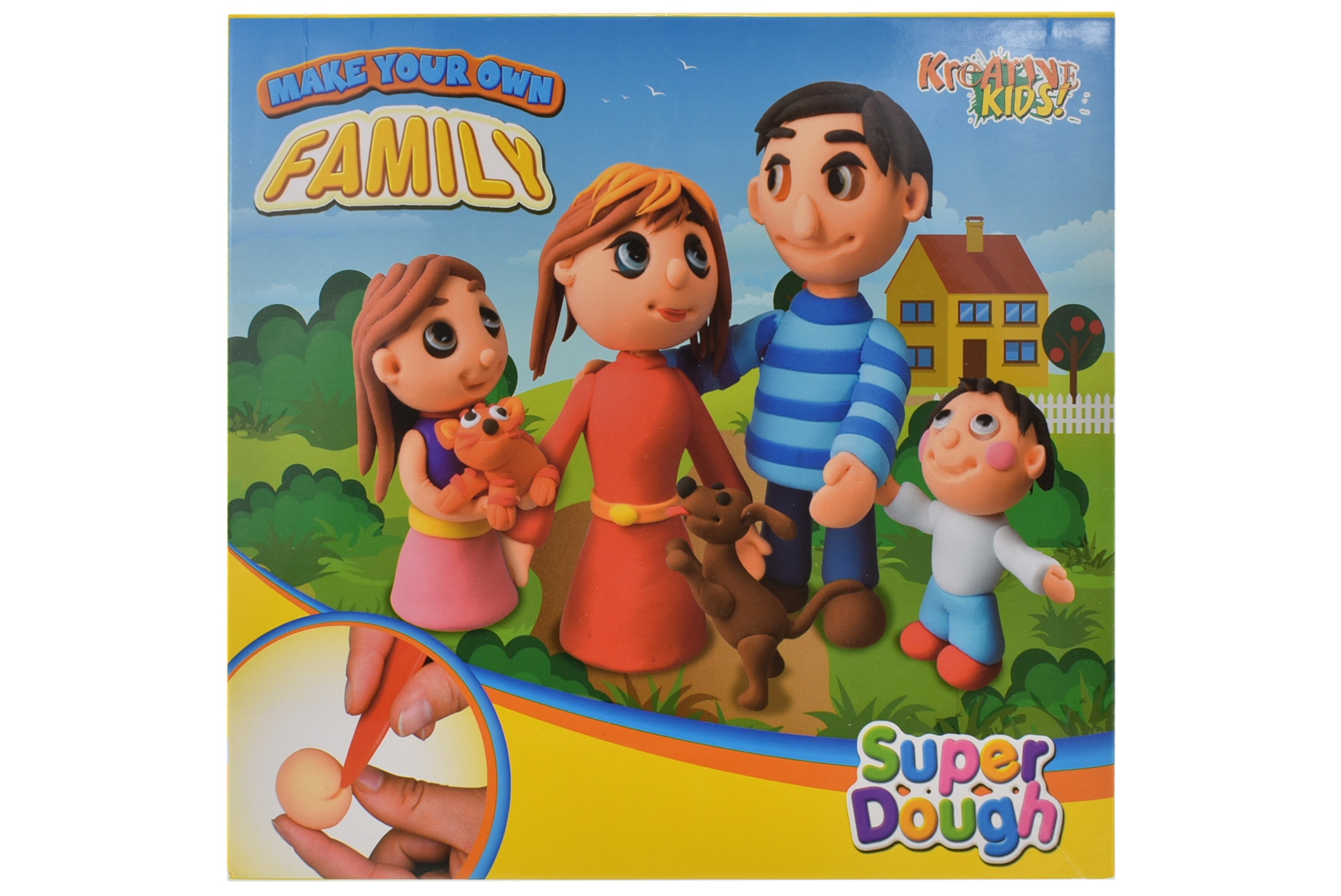 Kreative Kids Super Dough Family Playset | Arts and Crafts For Kids