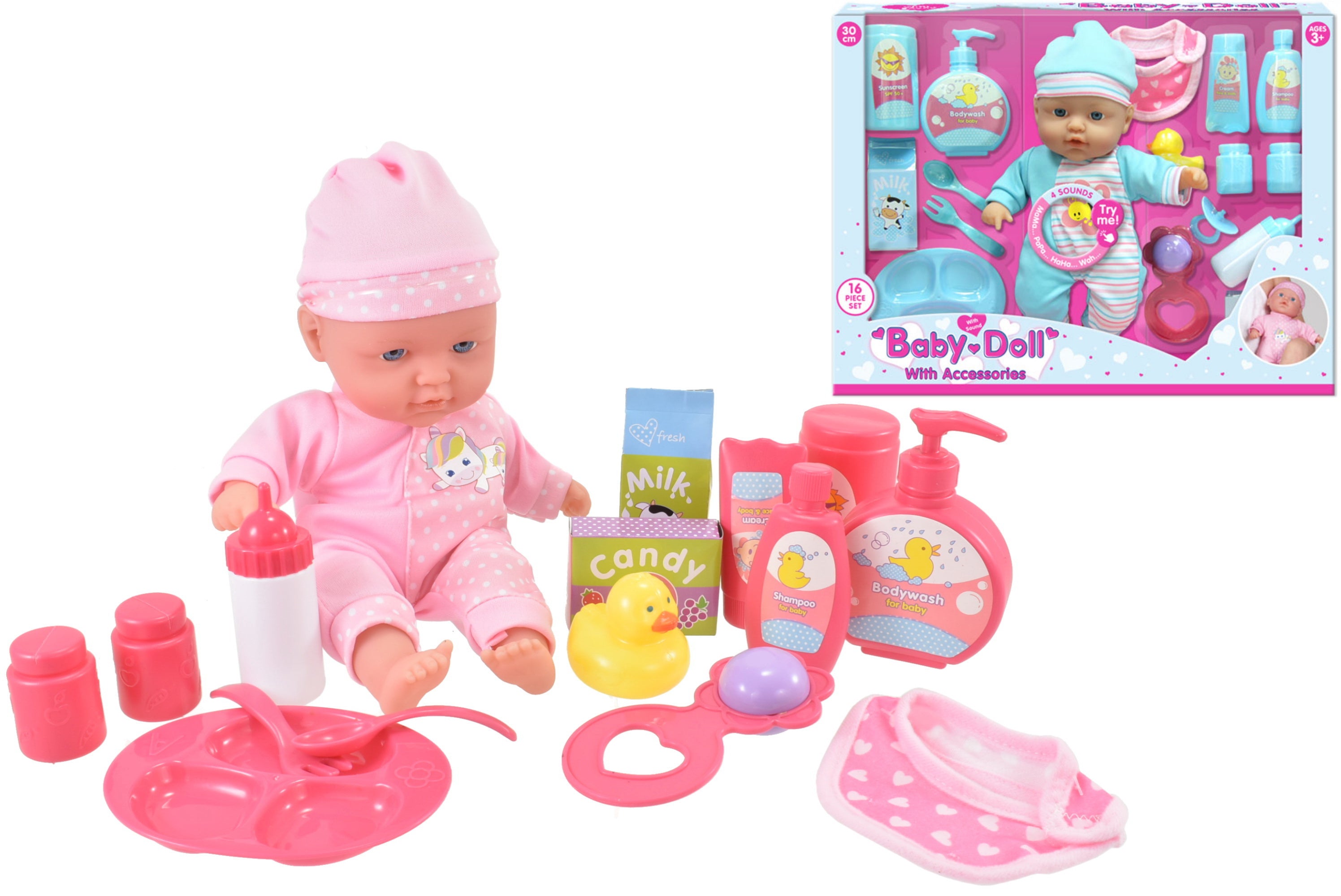 KandyToys Baby Doll Set with Dolls Accessories | Dolls For Girls & Boys | Baby Doll Set