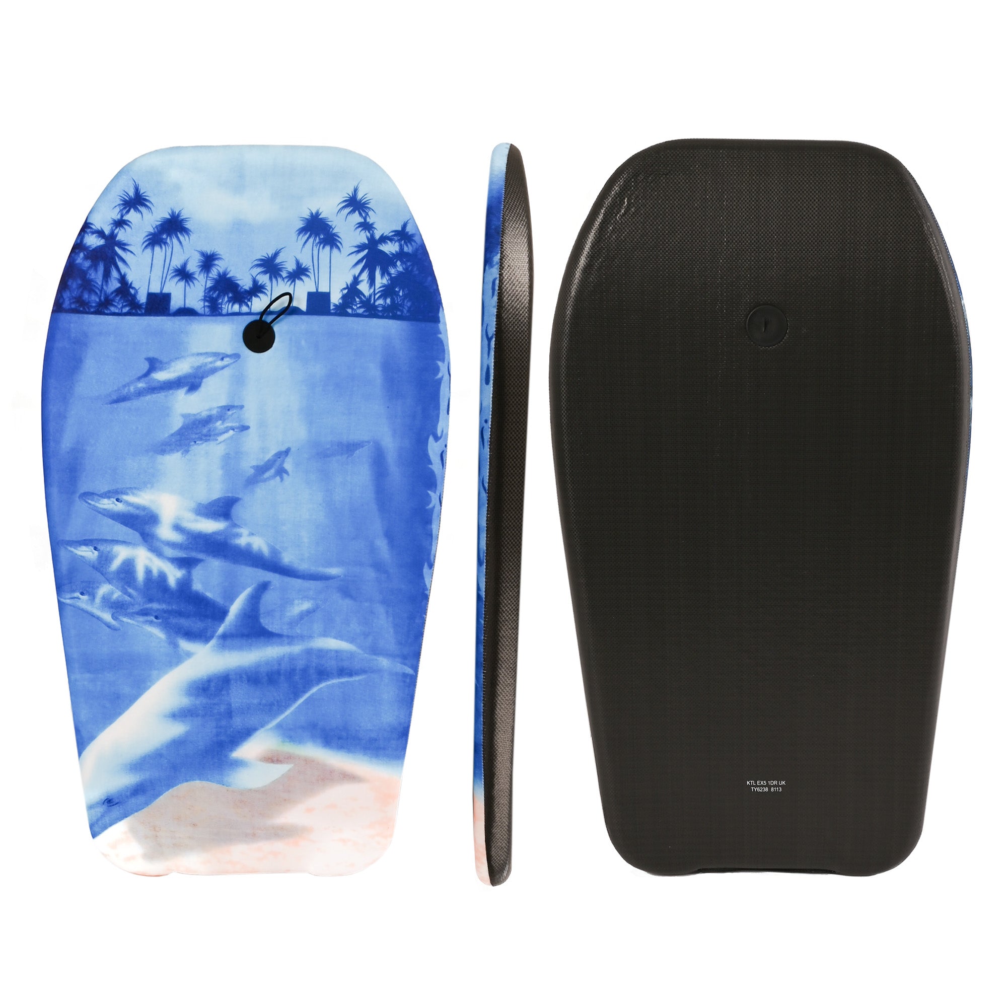 KandyToys 33" EPS Kids Bodyboard Complete with Safety Leash