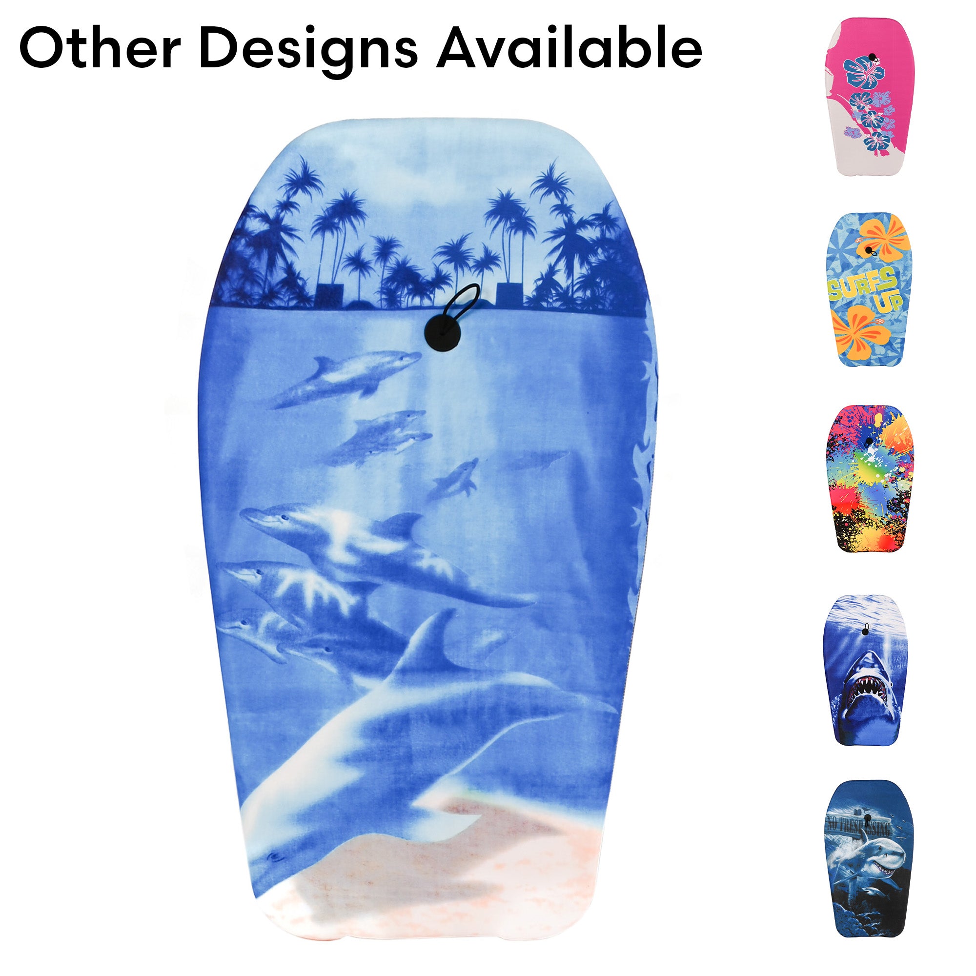 KandyToys 33" EPS Kids Bodyboard Complete with Safety Leash