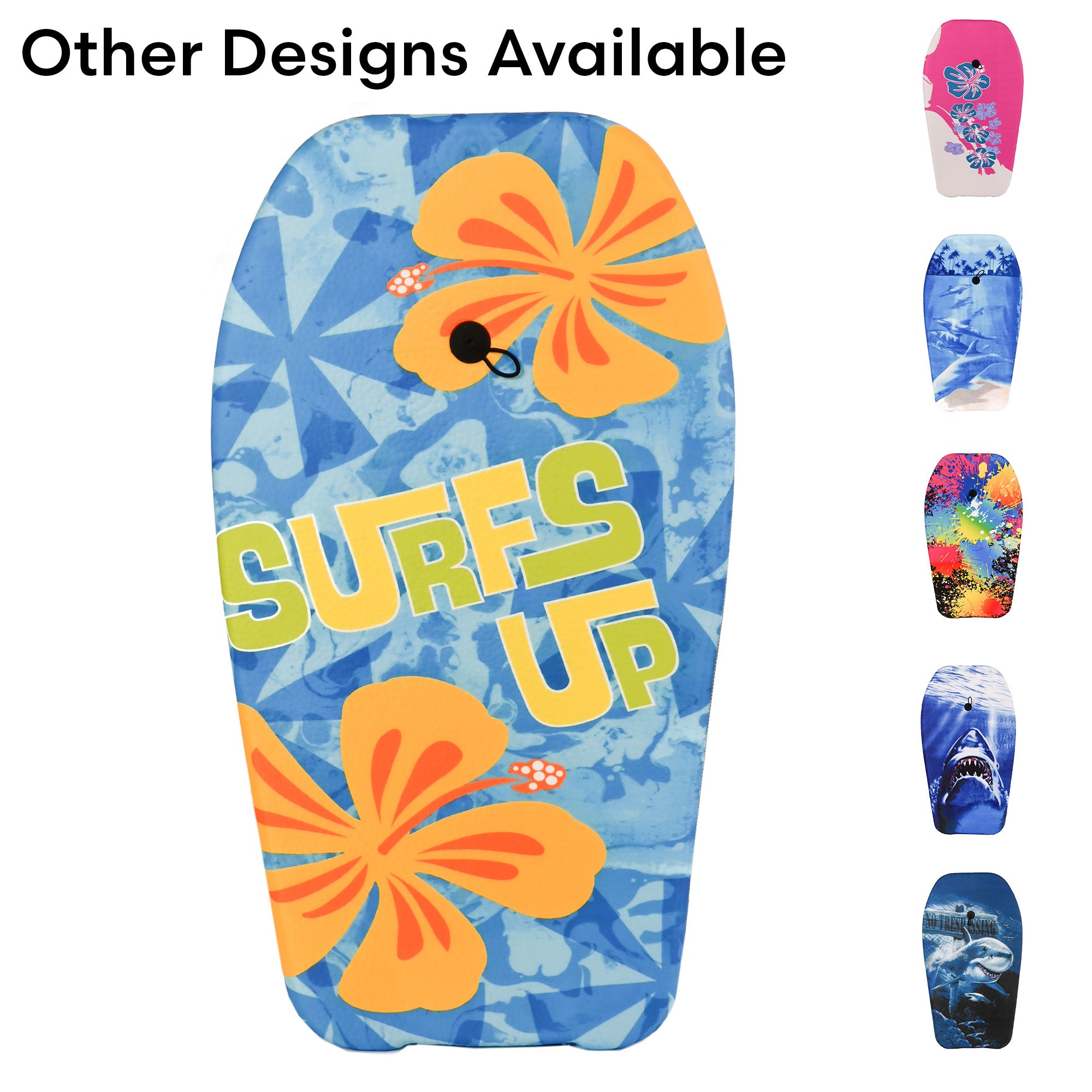 KandyToys 33" EPS Kids Bodyboard Complete with Safety Leash