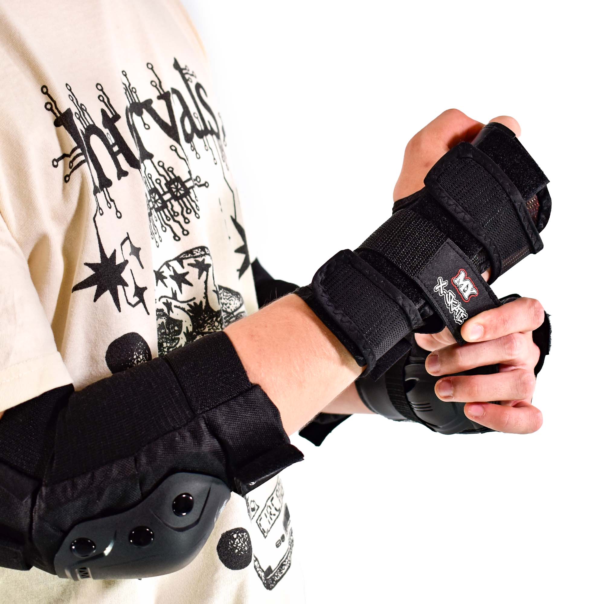 M.Y X-Skate Kids Protective Skate Pads for Knees Elbows and Wrists