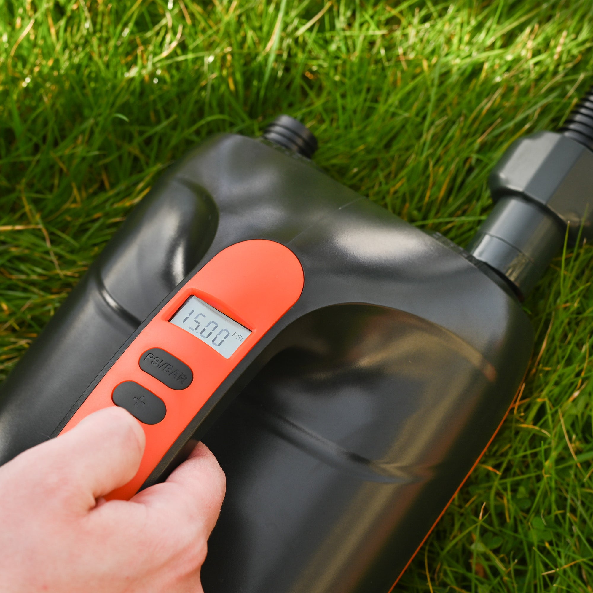 M.Y Point Break Electric SUP Pump 20PSI 12V Electric Air Pump with 6 Nozzles | Suitable for Inflation & Deflation of Paddleboards & Kayaks