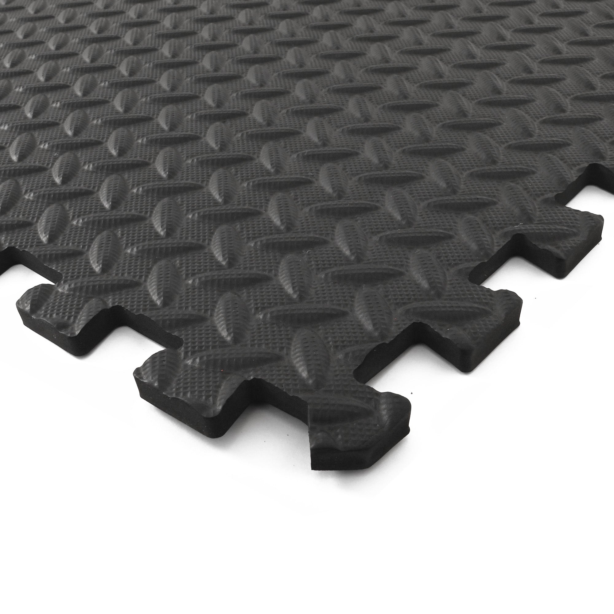 M.Y Extra Large Interlocking Foam Textured Mat - 60x60cm Dark Grey Soft EVA Floor Mats – Exercise Mats – Play Mats