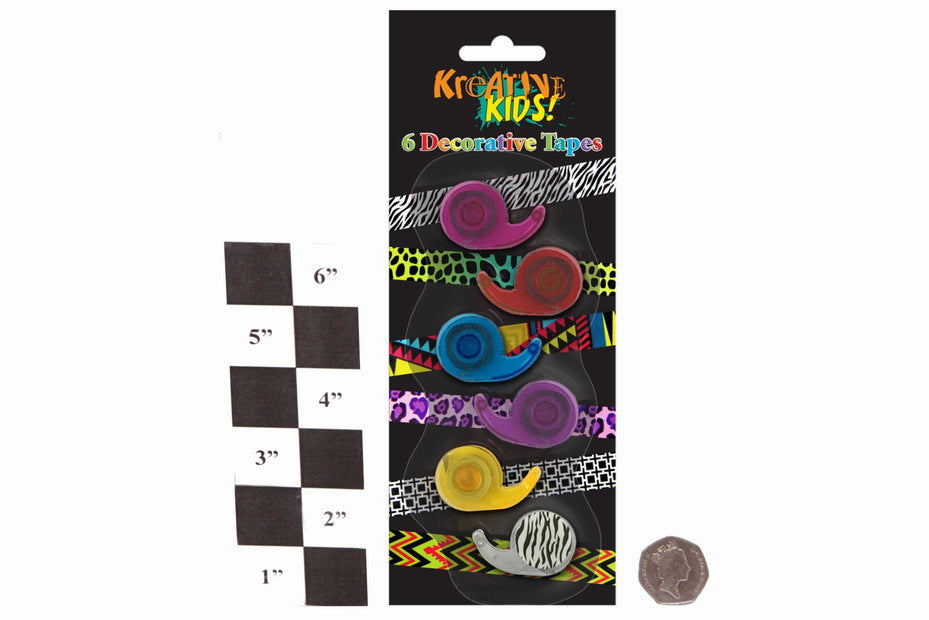 Kreative Kids Decorative Sticky Tape - Scrapbooks Craft For Kids and Gift Wrap