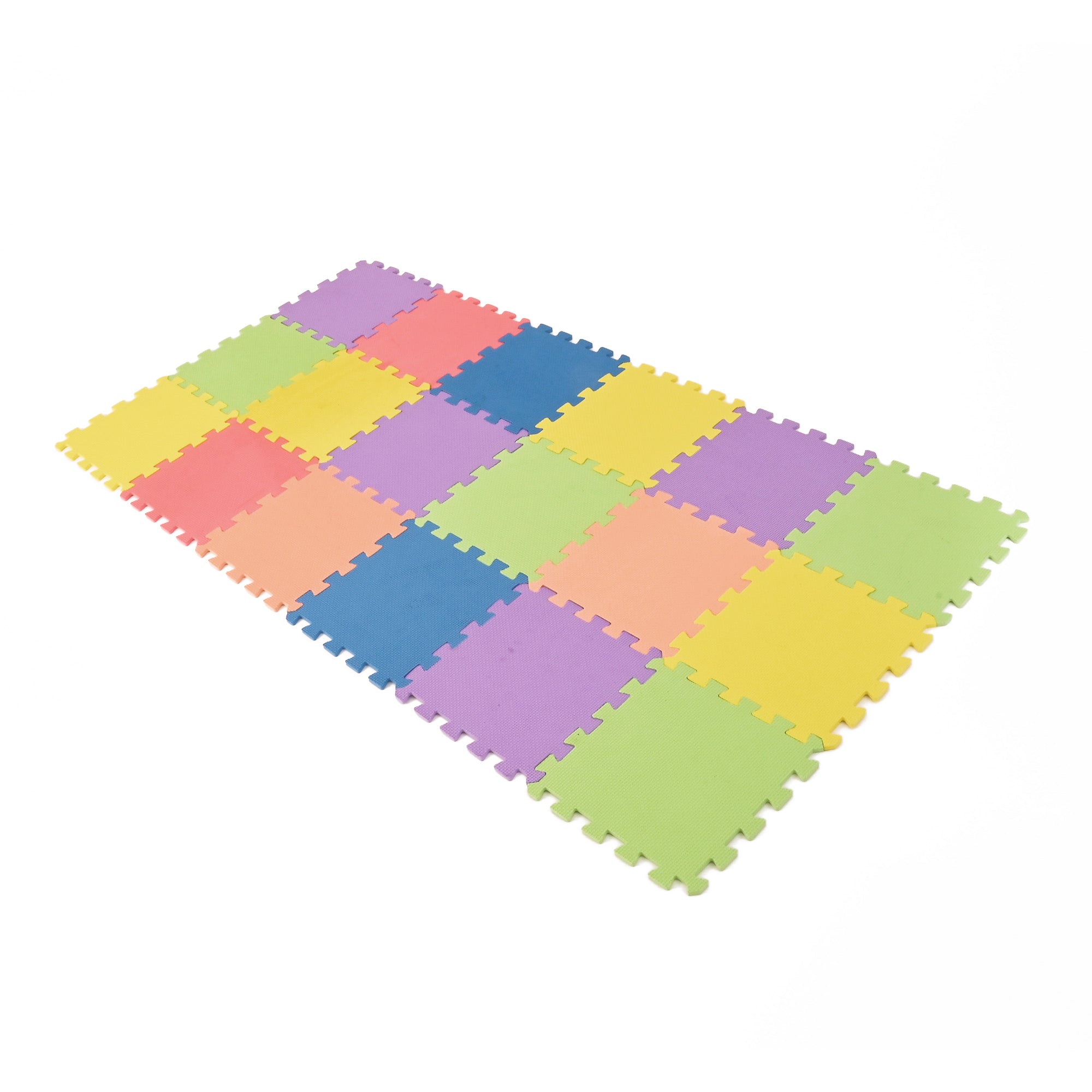 M.Y Interlocking Foam Play Mats - Thick Multi Colour Soft EVA Baby Floor Tile Puzzle Mat