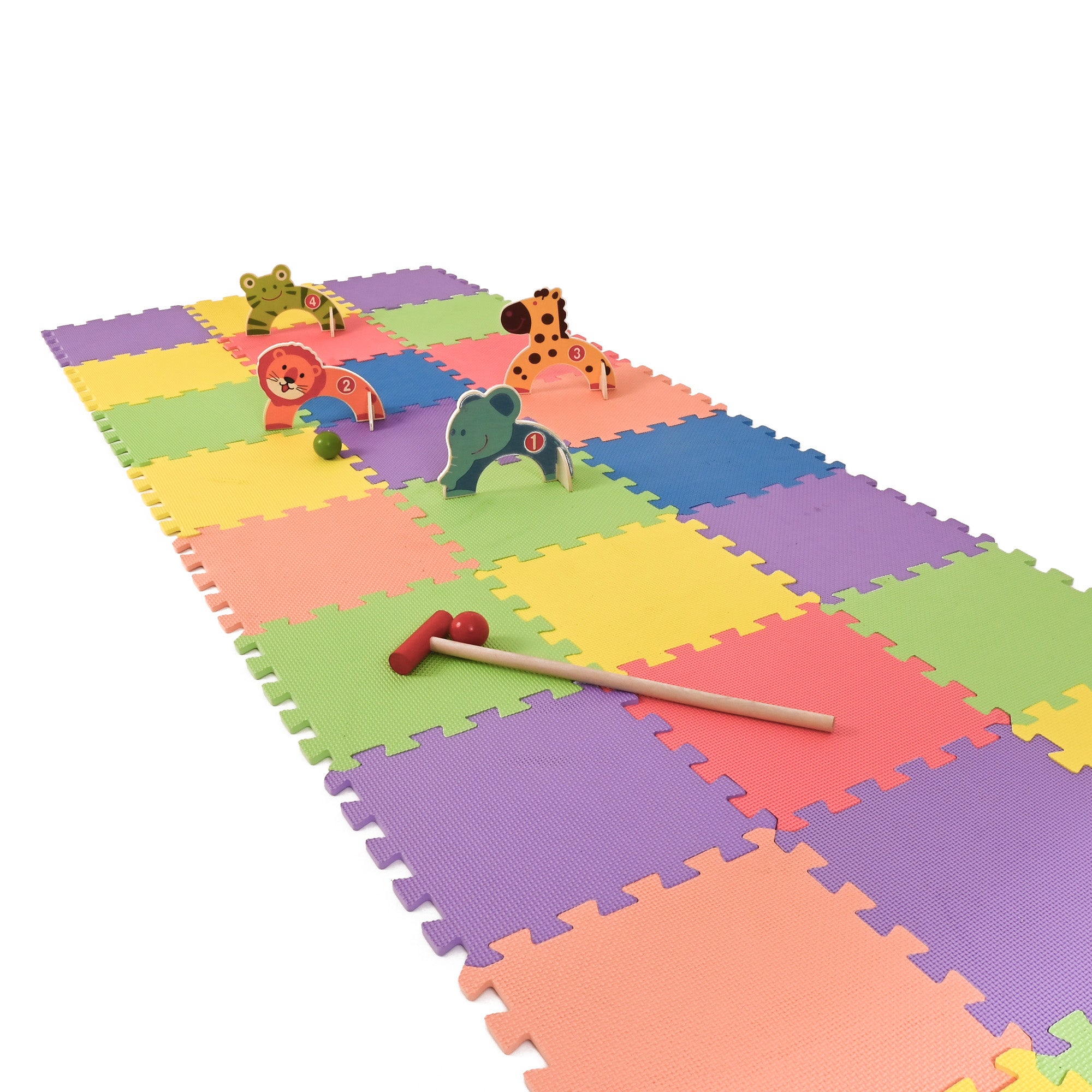 M.Y Interlocking Foam Play Mats - Thick Multi Colour Soft EVA Baby Floor Tile Puzzle Mat