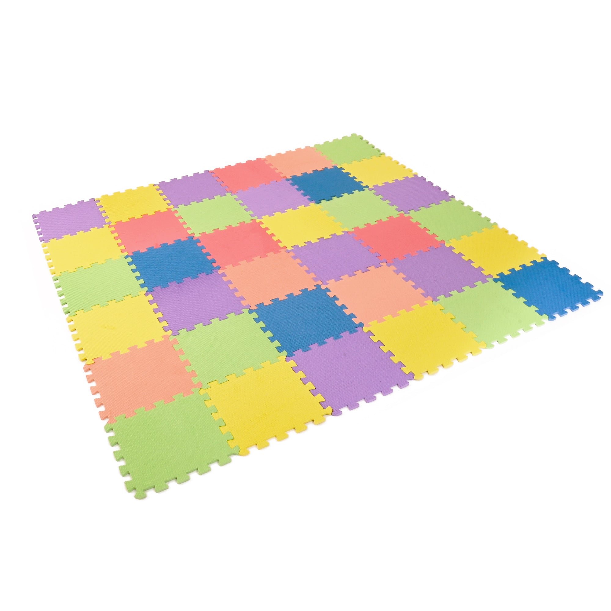 M.Y Interlocking Foam Play Mats - Thick Multi Colour Soft EVA Baby Floor Tile Puzzle Mat