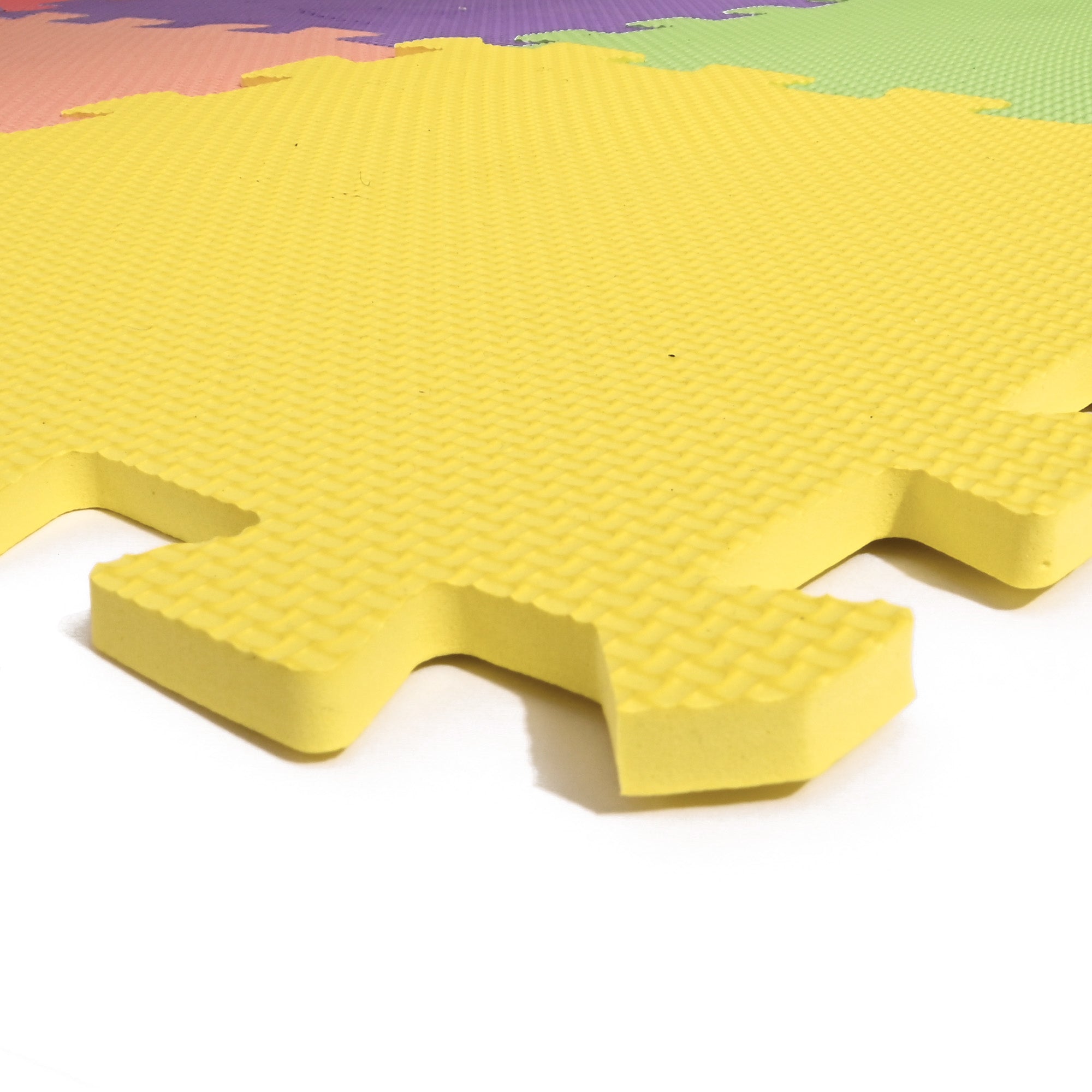 M.Y Interlocking Foam Play Mat - 29x29cm Thick, Multi Colour Soft EVA Infant Floor Tiles