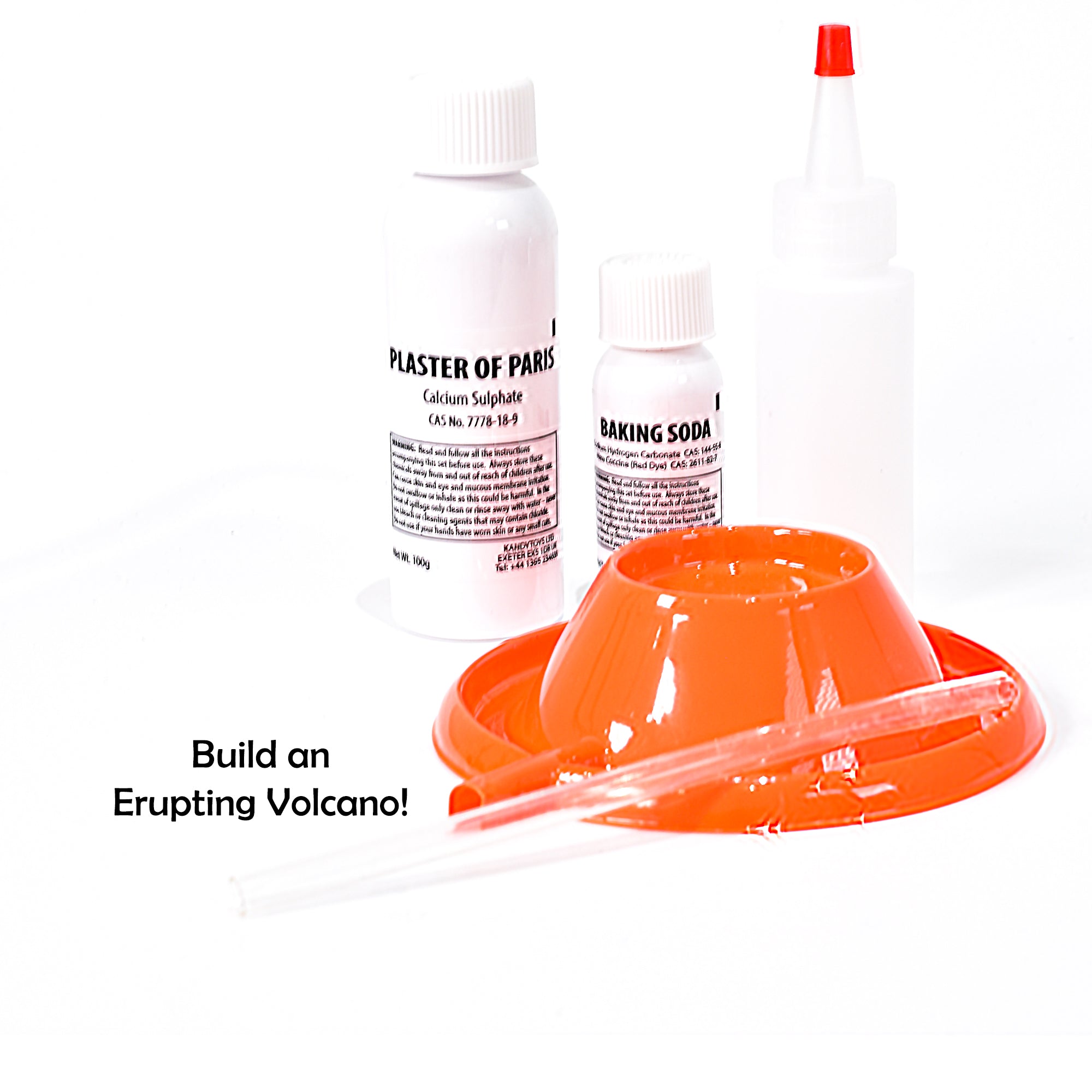 KandyToys 6-in-1 Science Kit | Make Your Own Volcano, Grow Crystal Gems, Dig For Dinosaurs and More! | Science Set