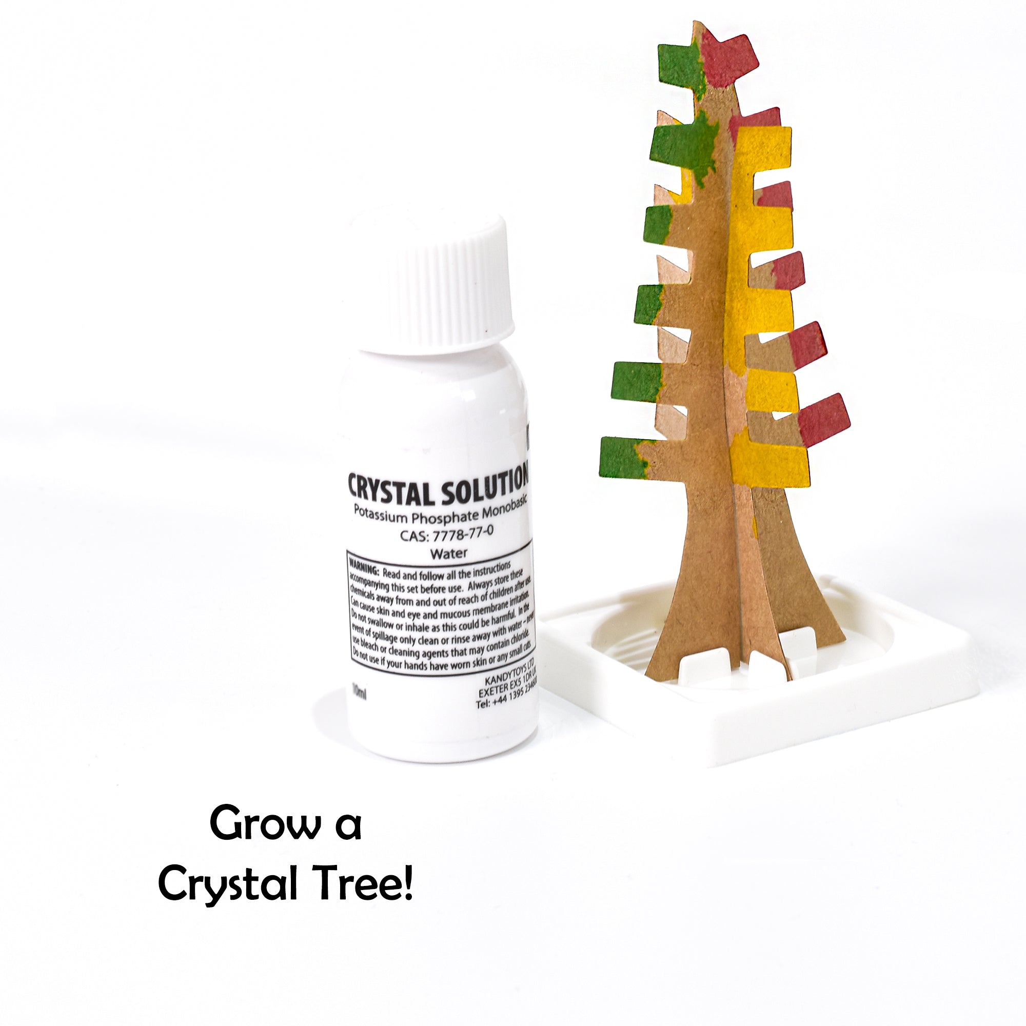 KandyToys 6-in-1 Science Kit | Make Your Own Volcano, Grow Crystal Gems, Dig For Dinosaurs and More! | Science Set