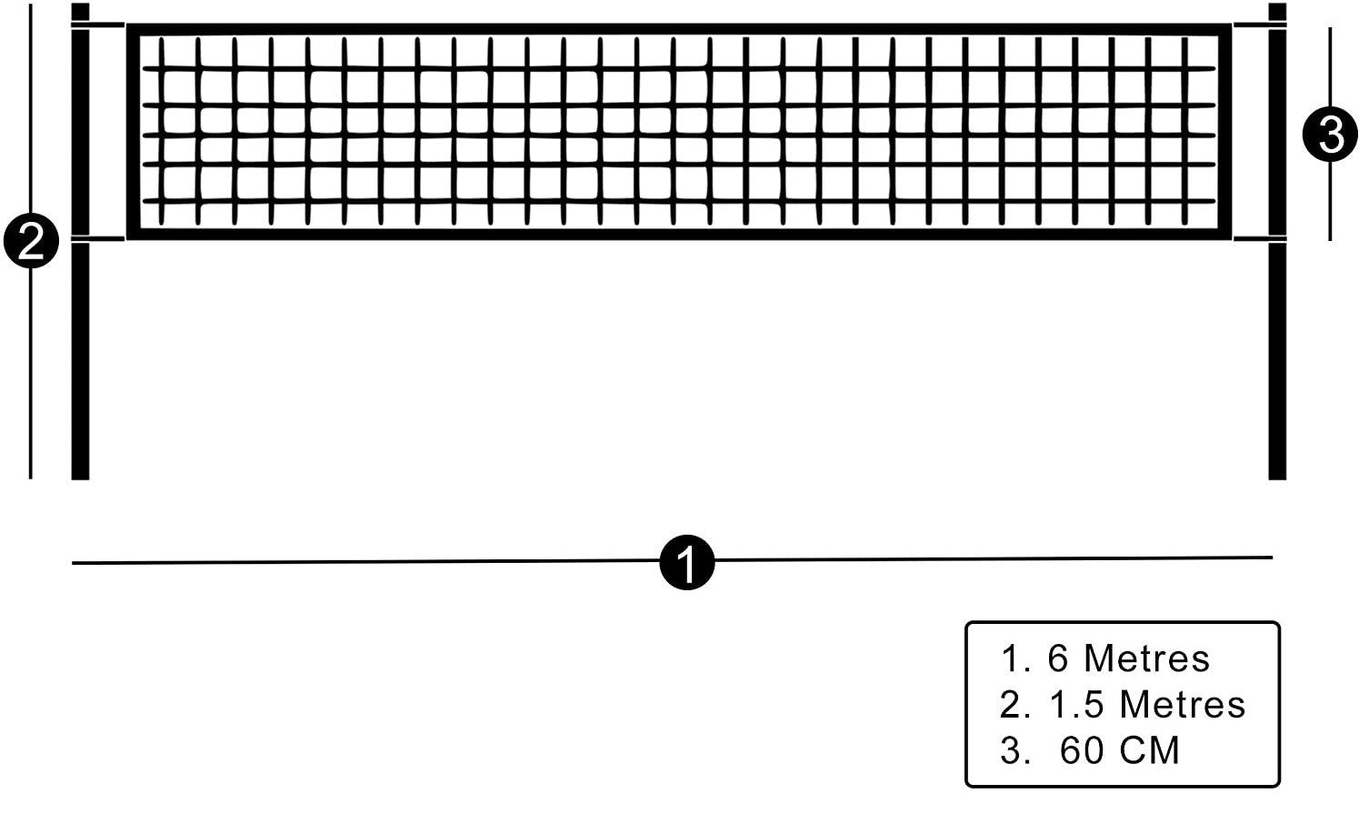 4 Player Family Badminton Set with Net