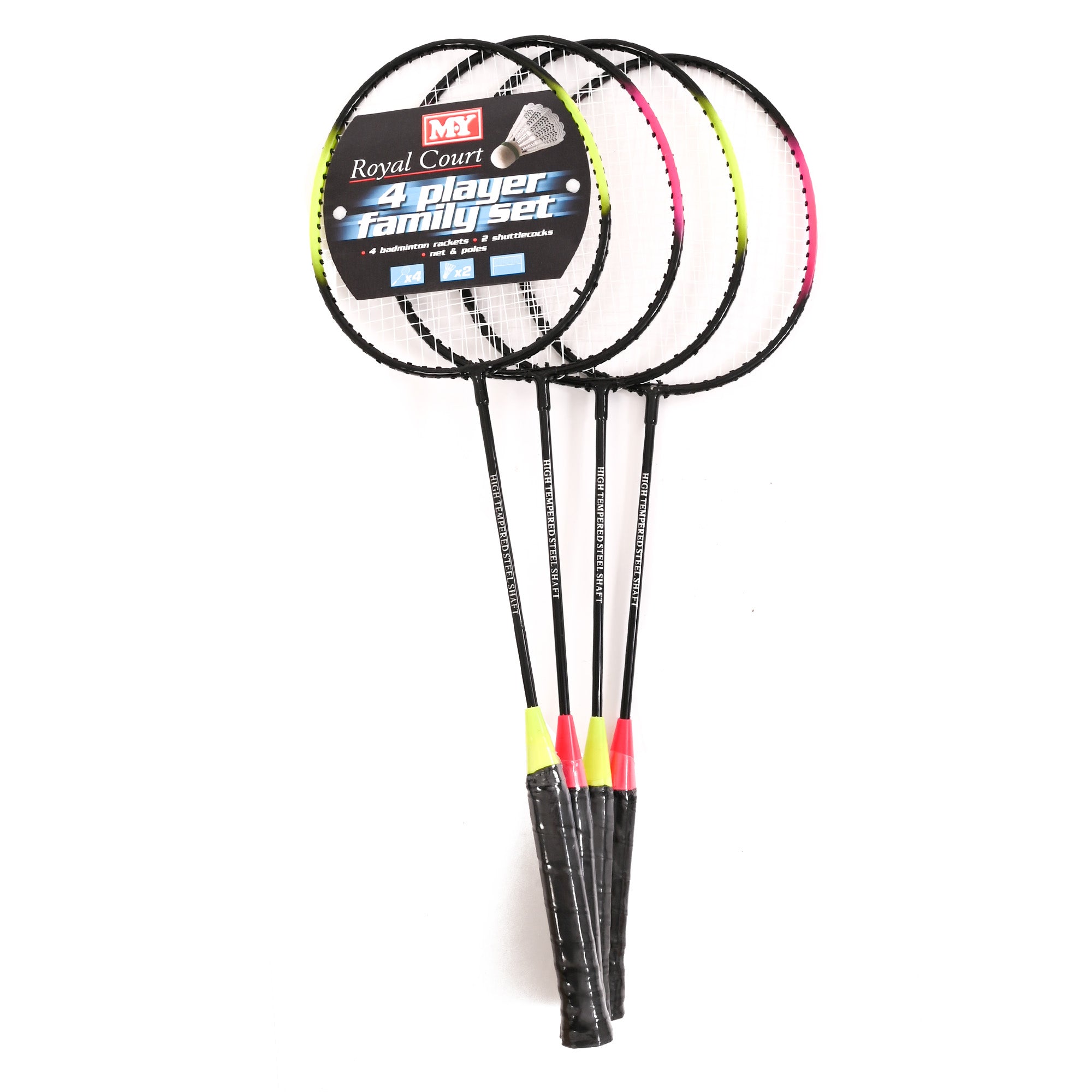 4 Player Family Badminton Set with Net