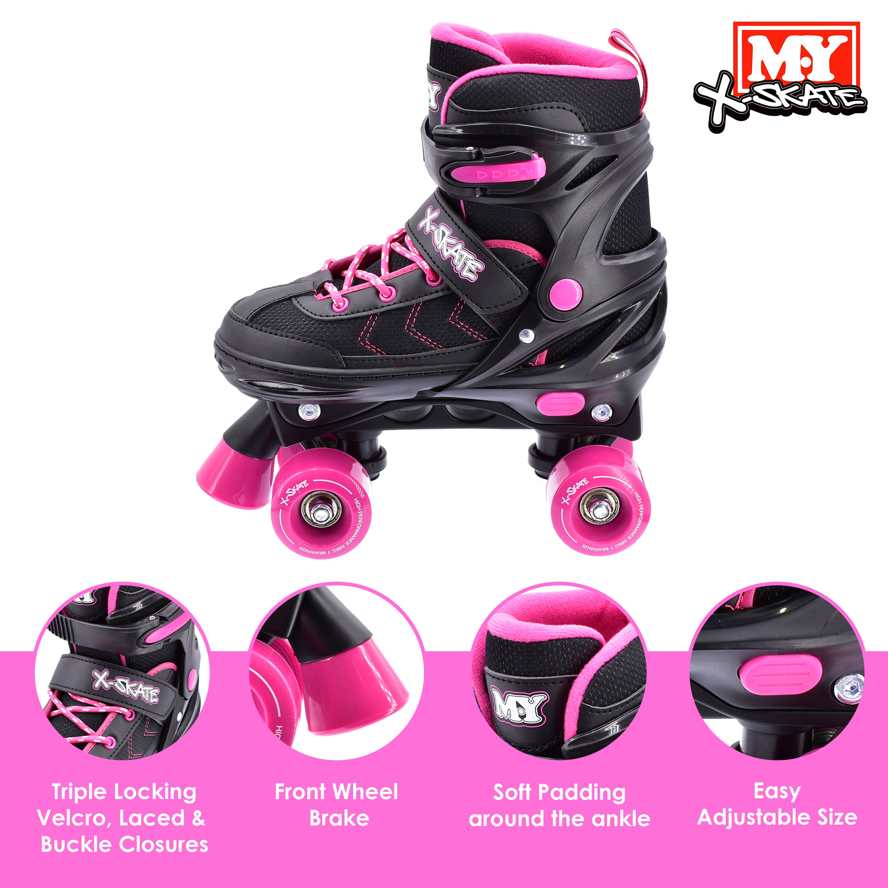 M.Y X-Skate Quad Roller Skates