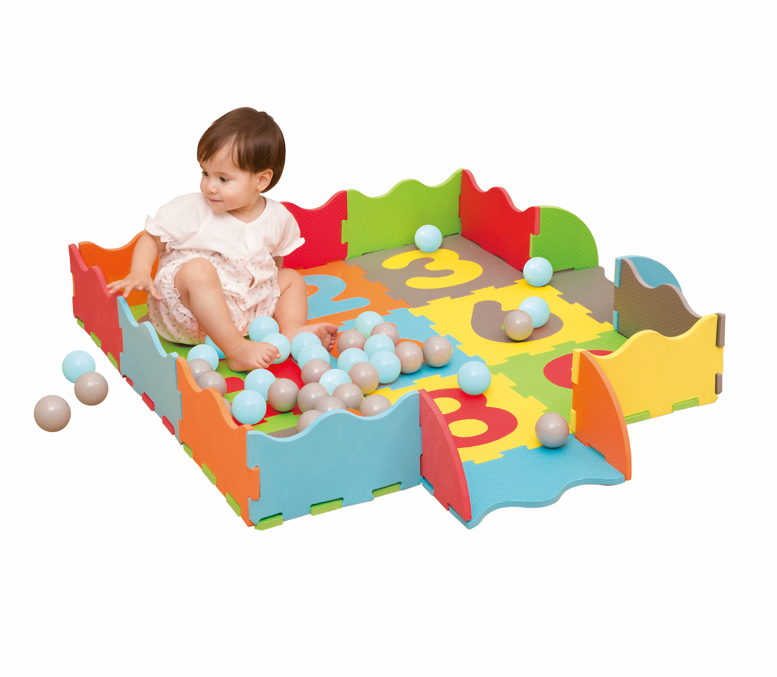 Play mat with fence sales