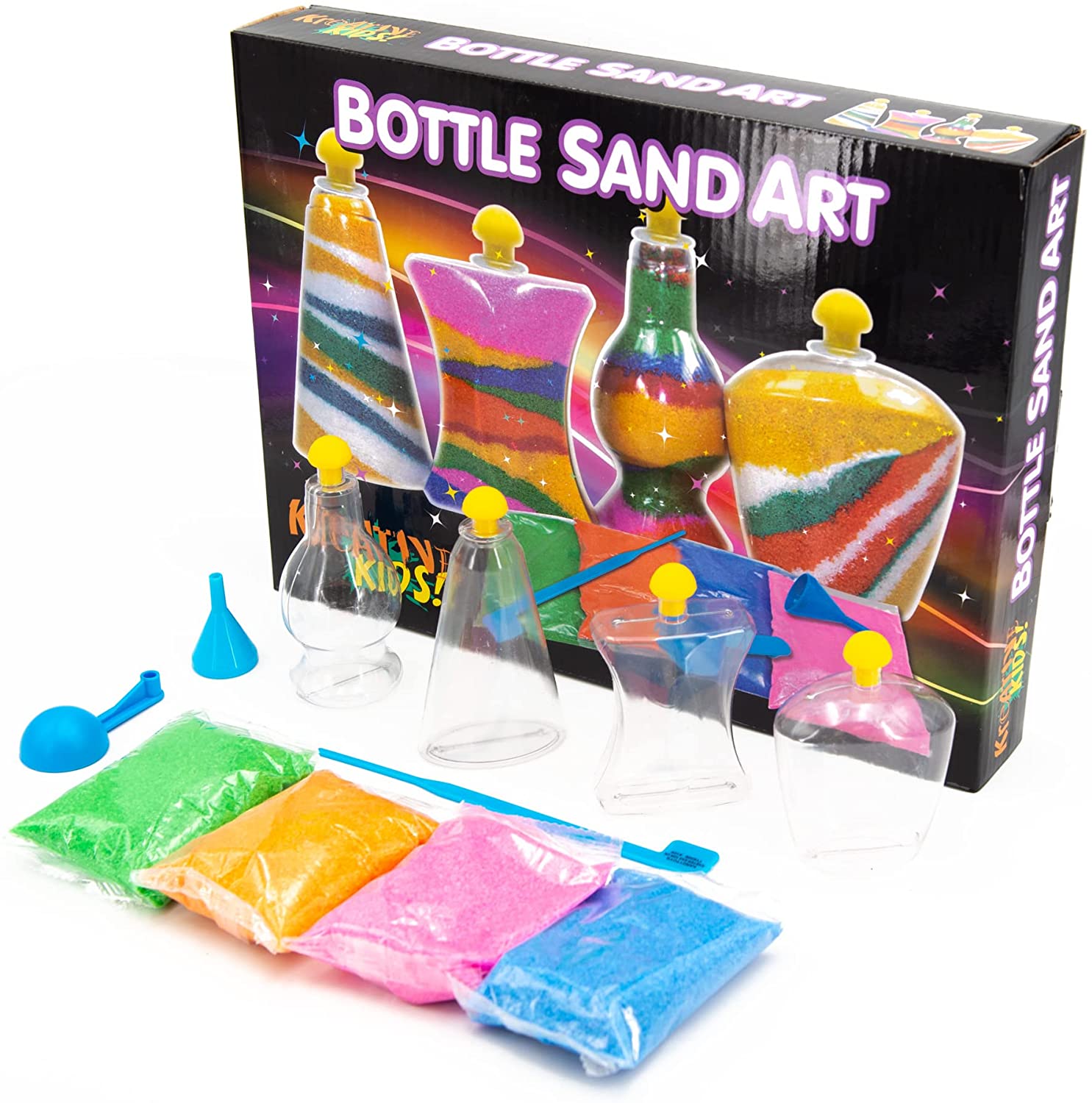 Kreative Kids Bottle Sand Art Children’s Craft Activity Set Make Your Own Craft Activity Kit
