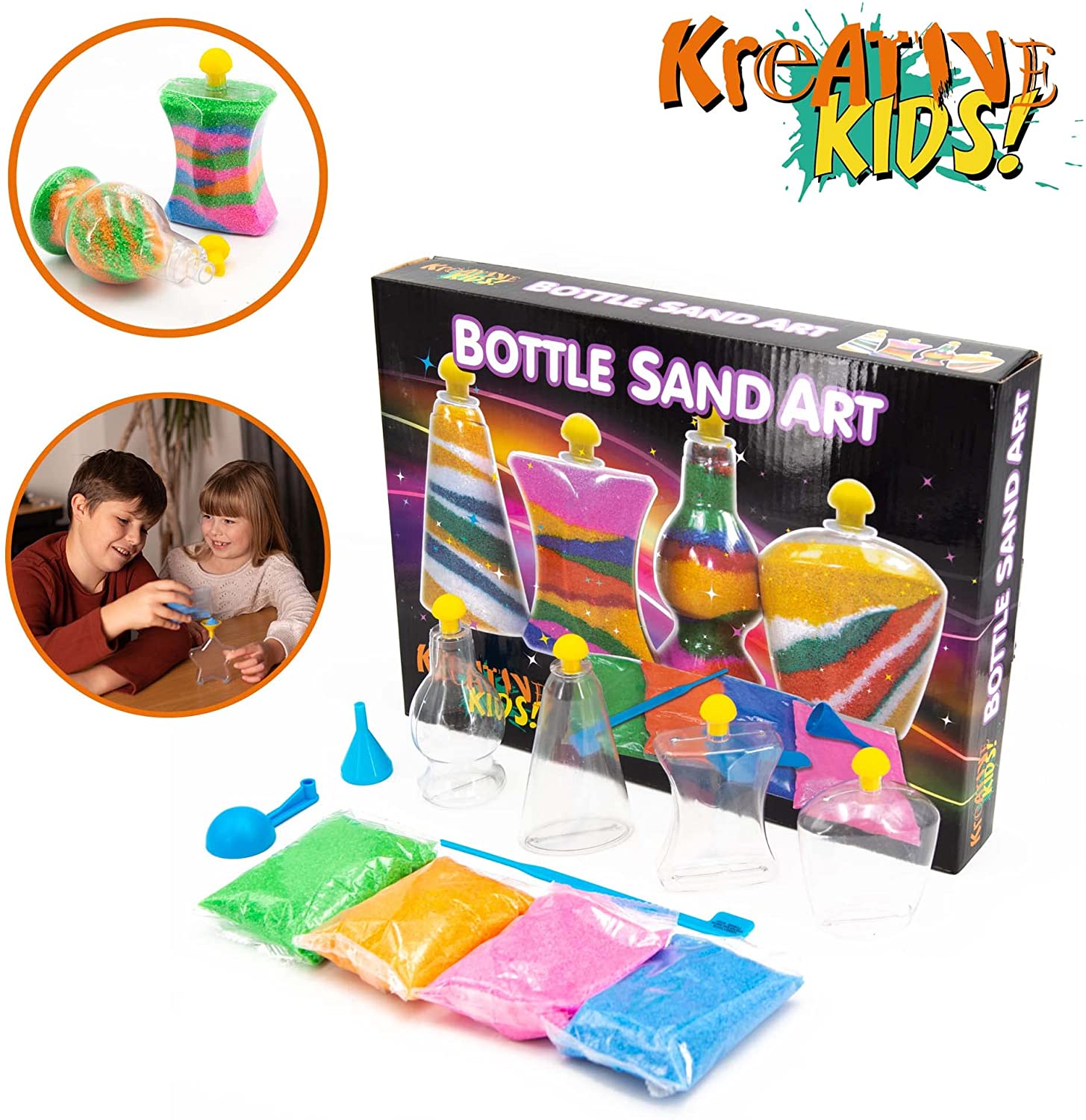 Kreative Kids Bottle Sand Art Children’s Craft Activity Set Make Your Own Craft Activity Kit