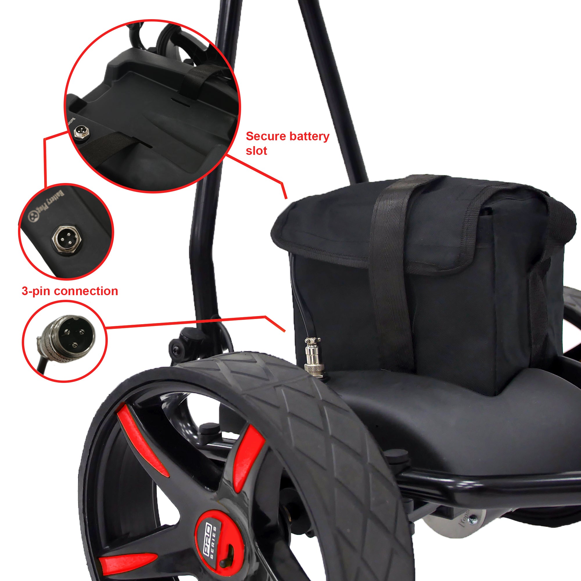 M.Y Pro Series Electric Golf Trolley | 9 Speed Auto Distance Function