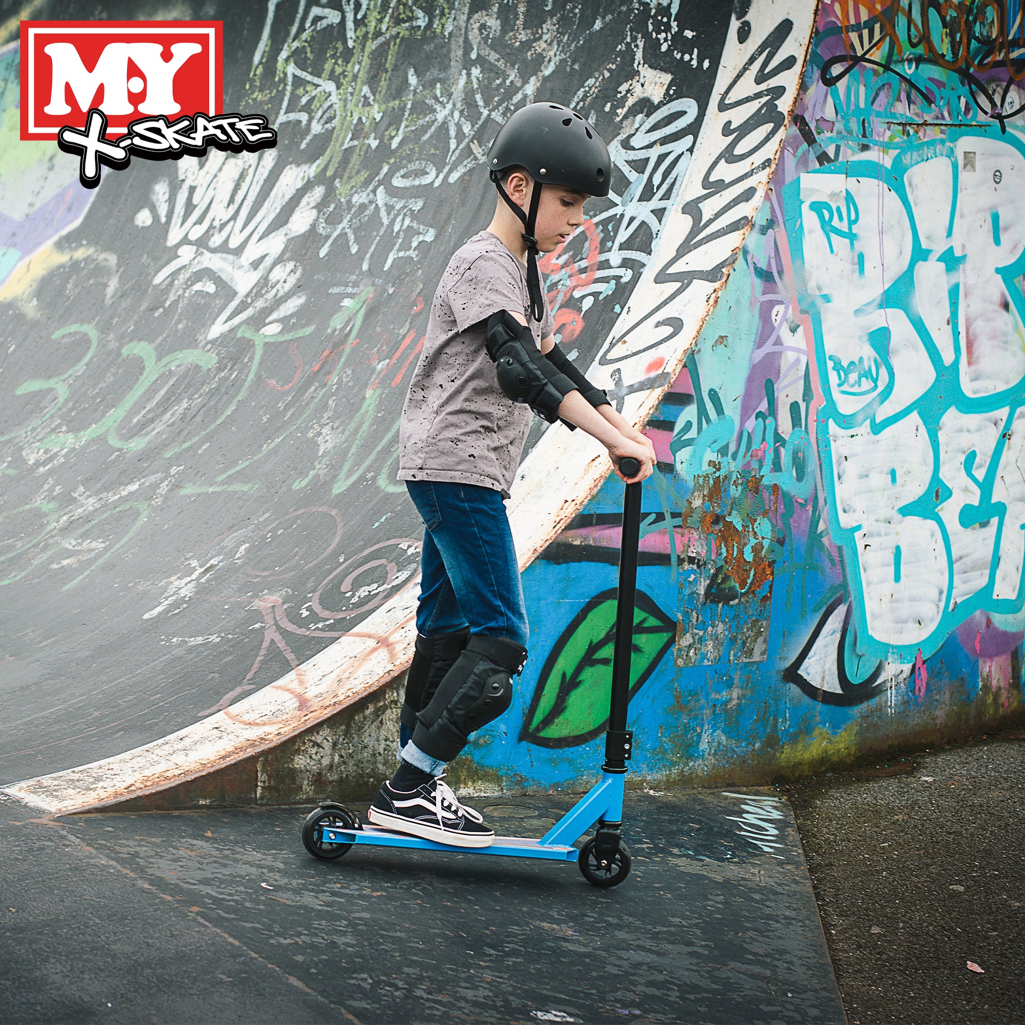 M.Y X-Skate Stunt Scooter - Trick Kick Scooter With ABEC 7 Chrome Bearings