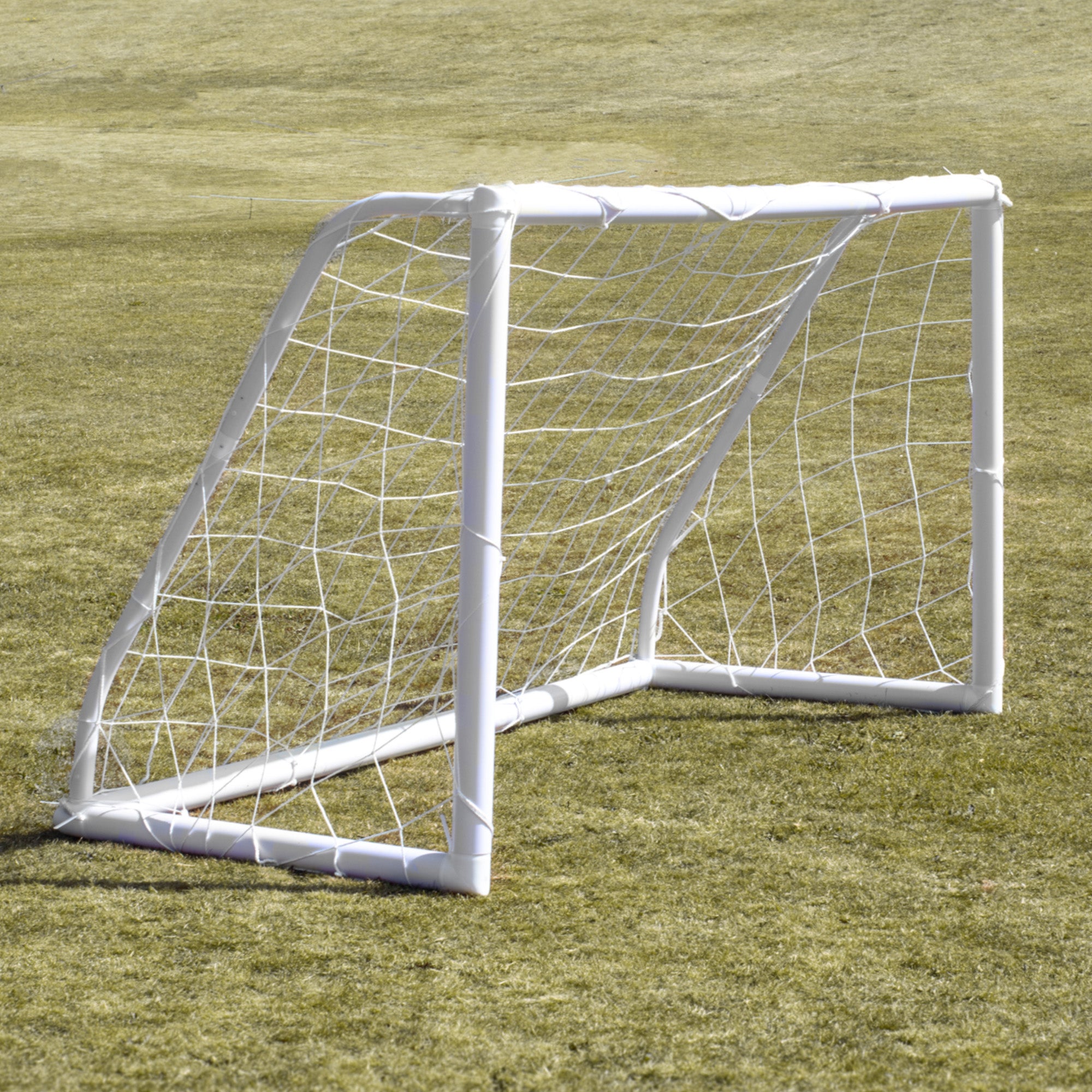 M.Y Kids Football Goal with Thick All Weather PVC Goal Posts & High Strength 2mm Nylon Football Net