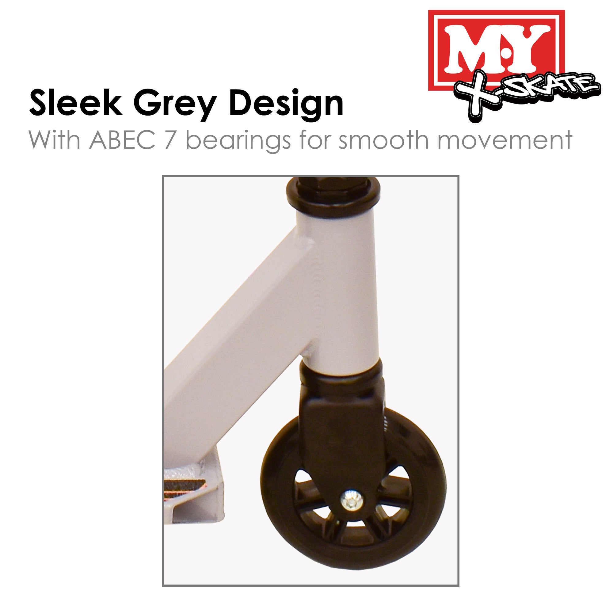 M.Y X-Skate XSG-007 Stunt Scooter - Trick Kick Scooter With ABEC 7 Chrome Bearings & 100mm Aluminium