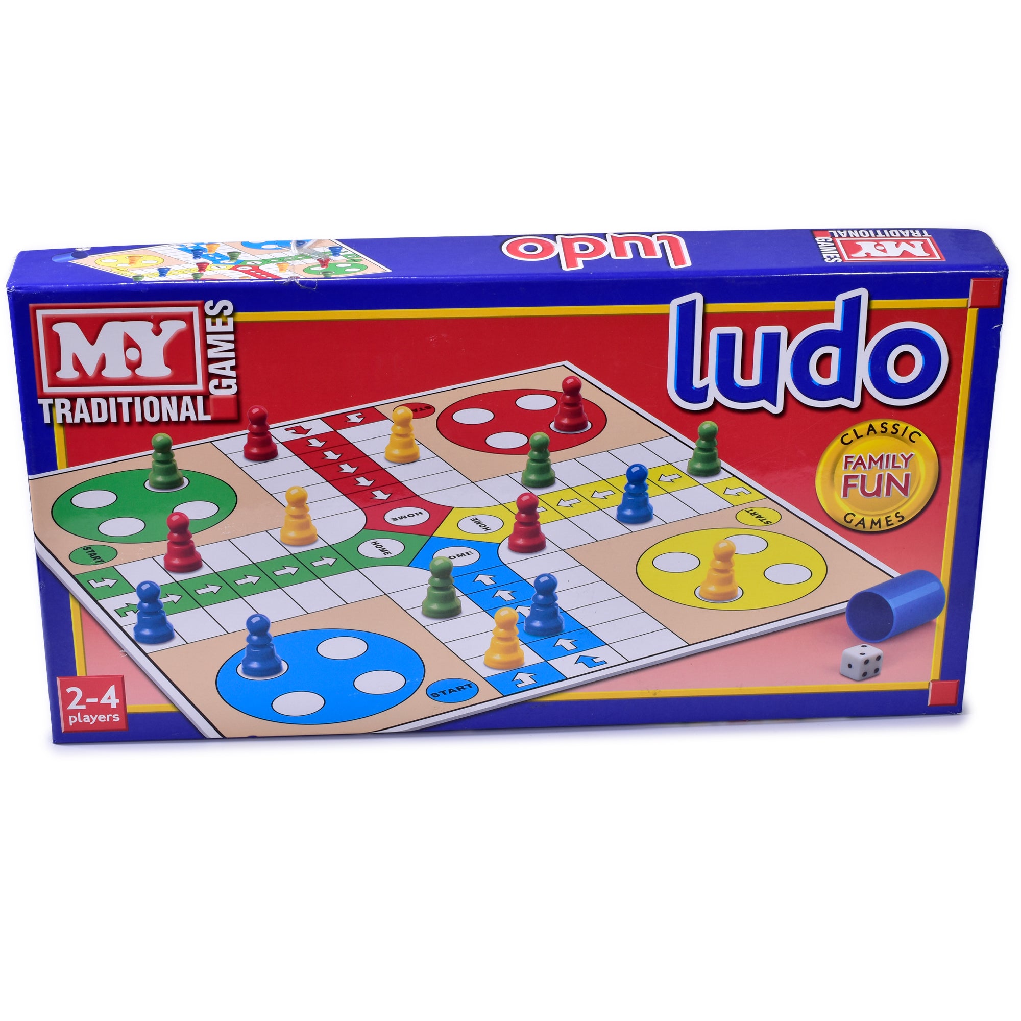 M.Y Ludo Game - Traditional Ludo Board Game for Kids & Adults