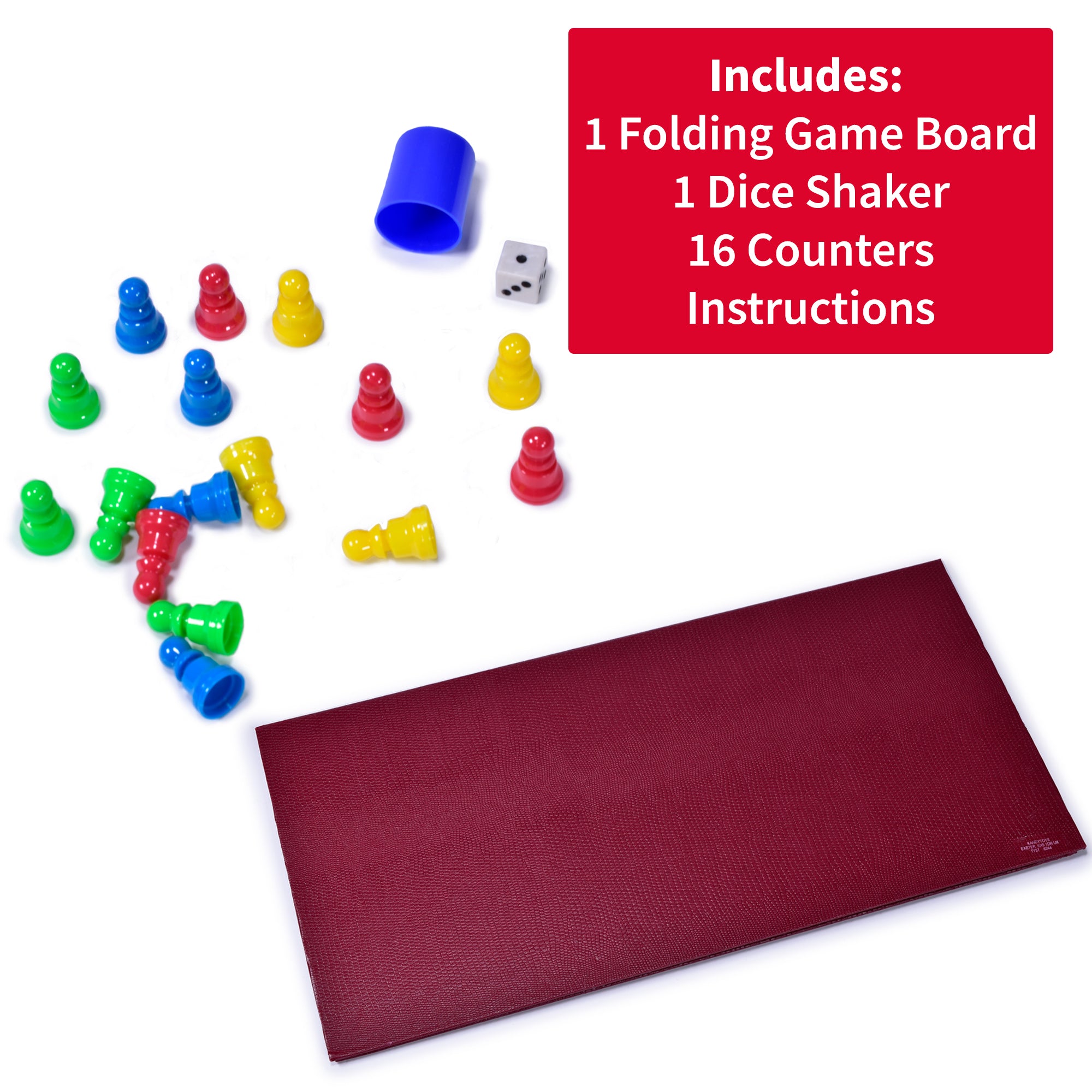 M.Y Ludo Game - Traditional Ludo Board Game for Kids & Adults