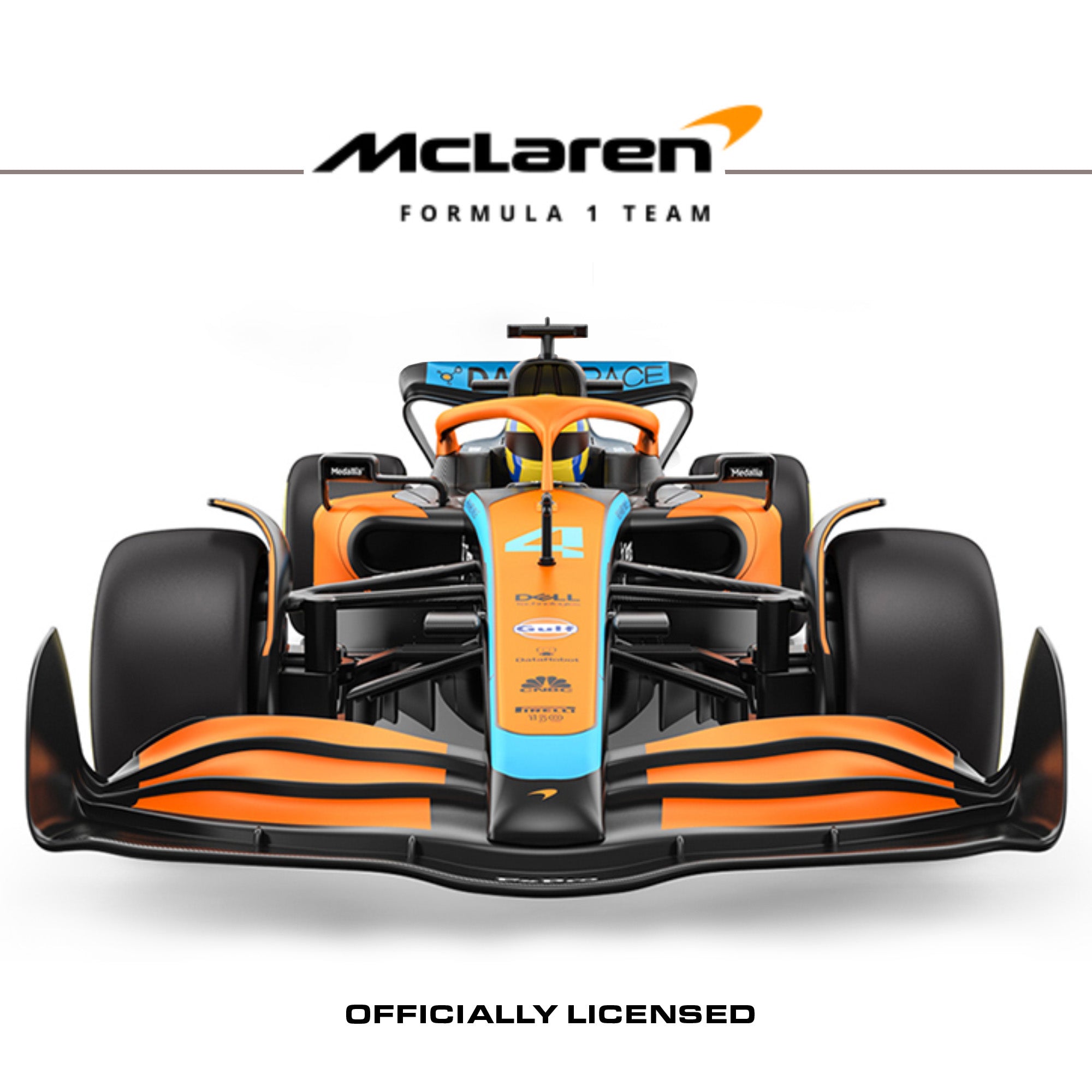 KandyToys Officially Licensed McLaren MCL36 F1 Remote Control Car 1:12 Scale Model | 47cm x 17cm | 2.4GHz | R/C Car