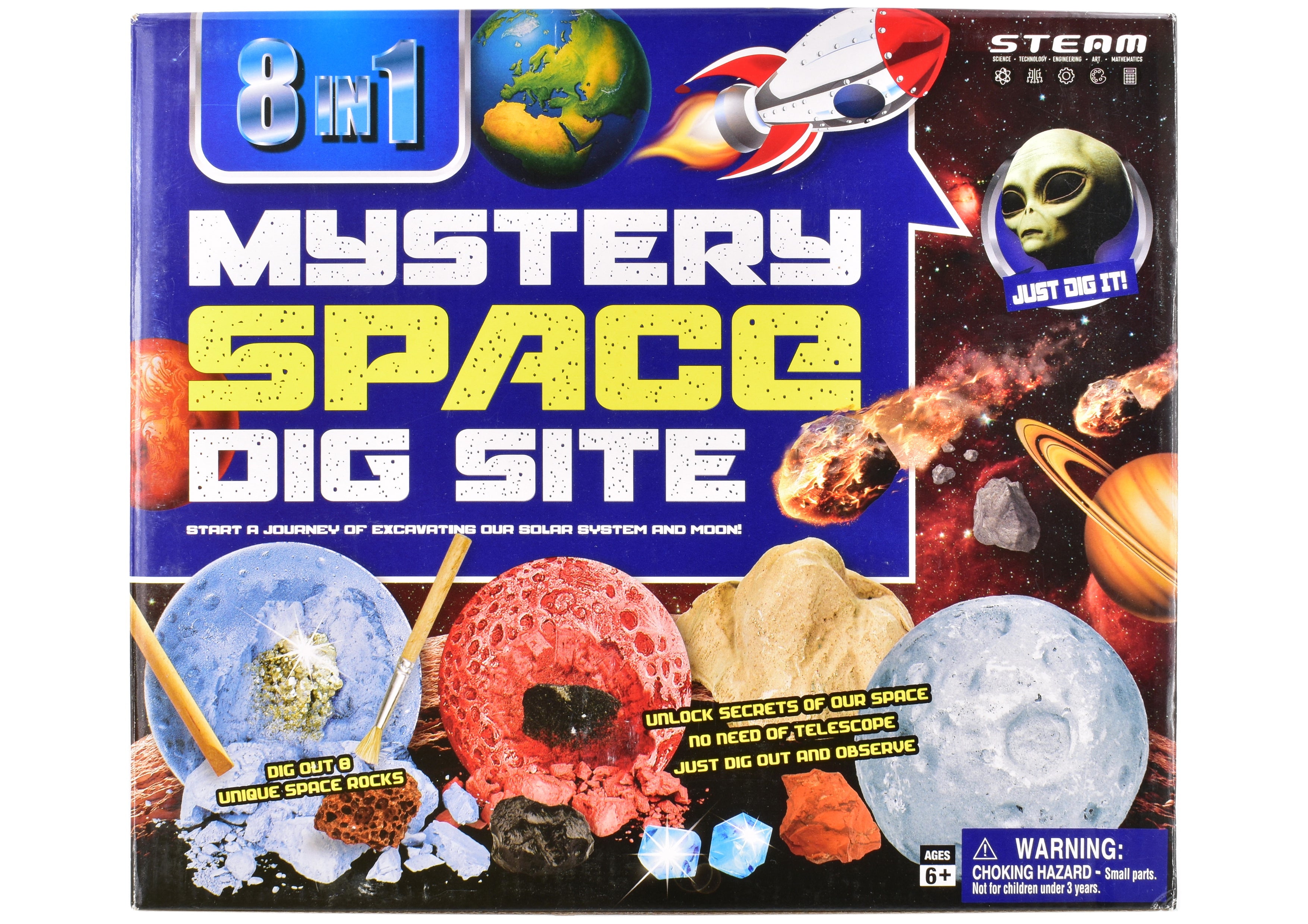 KandyToys Mystery Space Dig Site Excavation Kit | Science Space Dig Kit |Gift For Kids