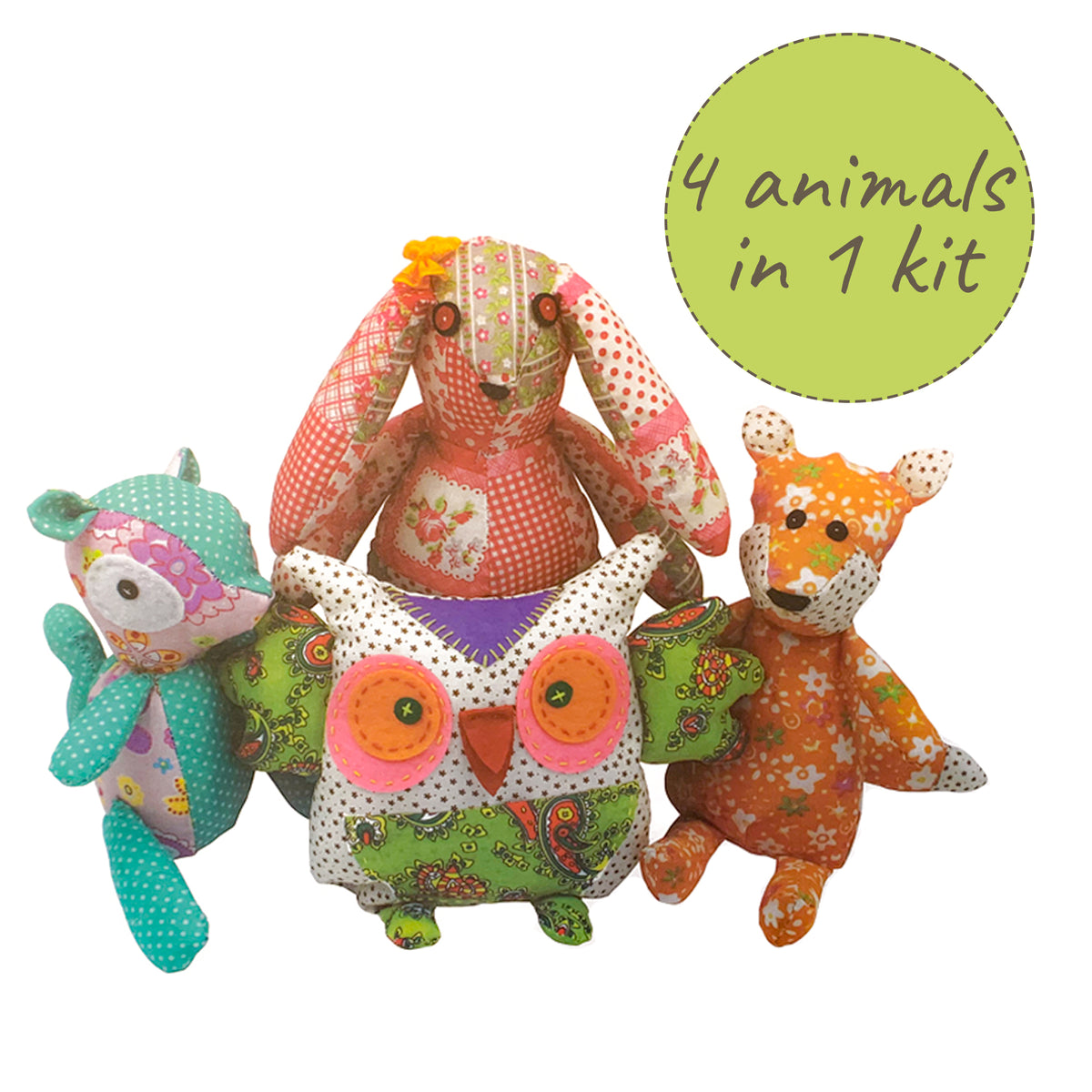 Kreative Kids Woodland Friends Stitch & Sew Play Kit | Children’s Craft Set